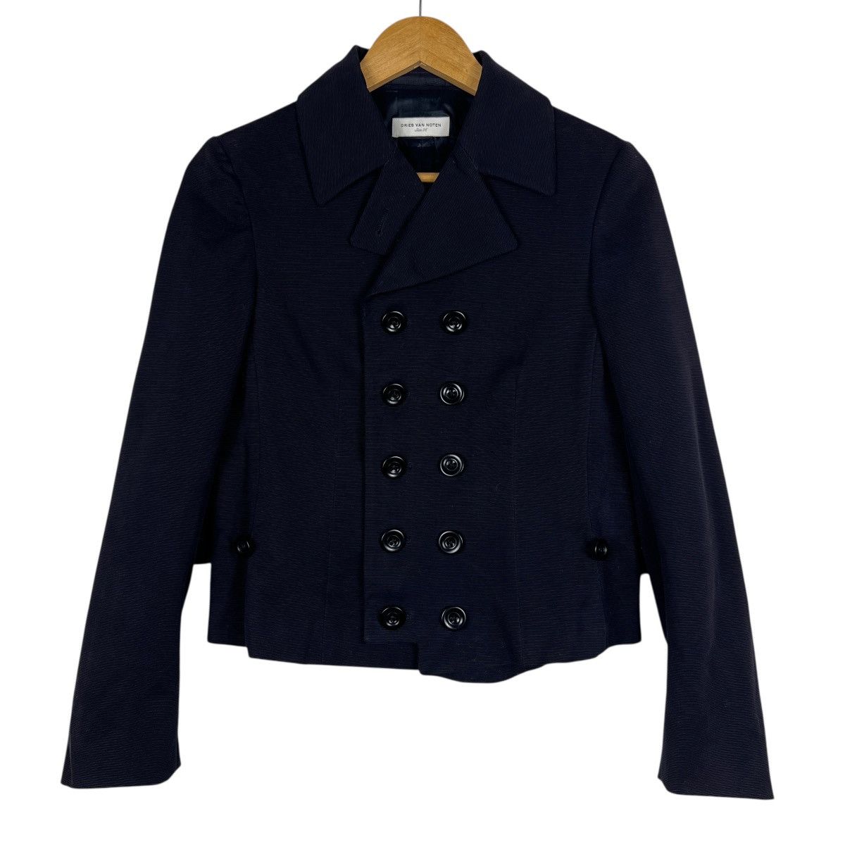 Dries Van Noten 🔥 DRIES VAN NOTEN DOUBLE BREASTED JACKET MADE IN SLOVENIA Size XS / US 0-2 / IT 36-38 - 1 Thumbnail