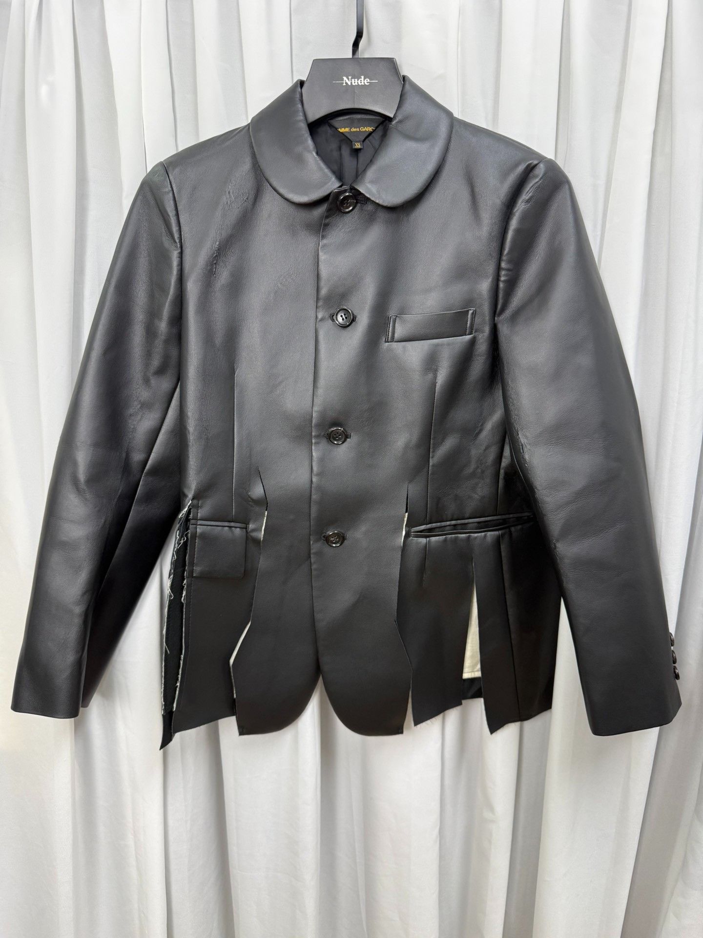 Comme des Garcons Comme des Garçons PU Jacket with Fringe Size M / US 6-8 / IT 42-44 - 1 Thumbnail