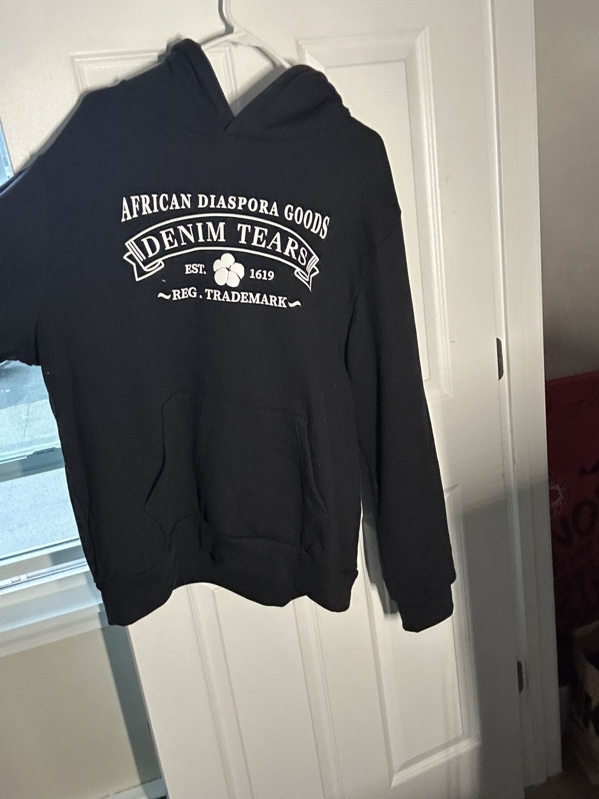 DENIM TEARS Denim tears ADG black hoodie Size US XXL / EU 58 / 5 - 1 Thumbnail