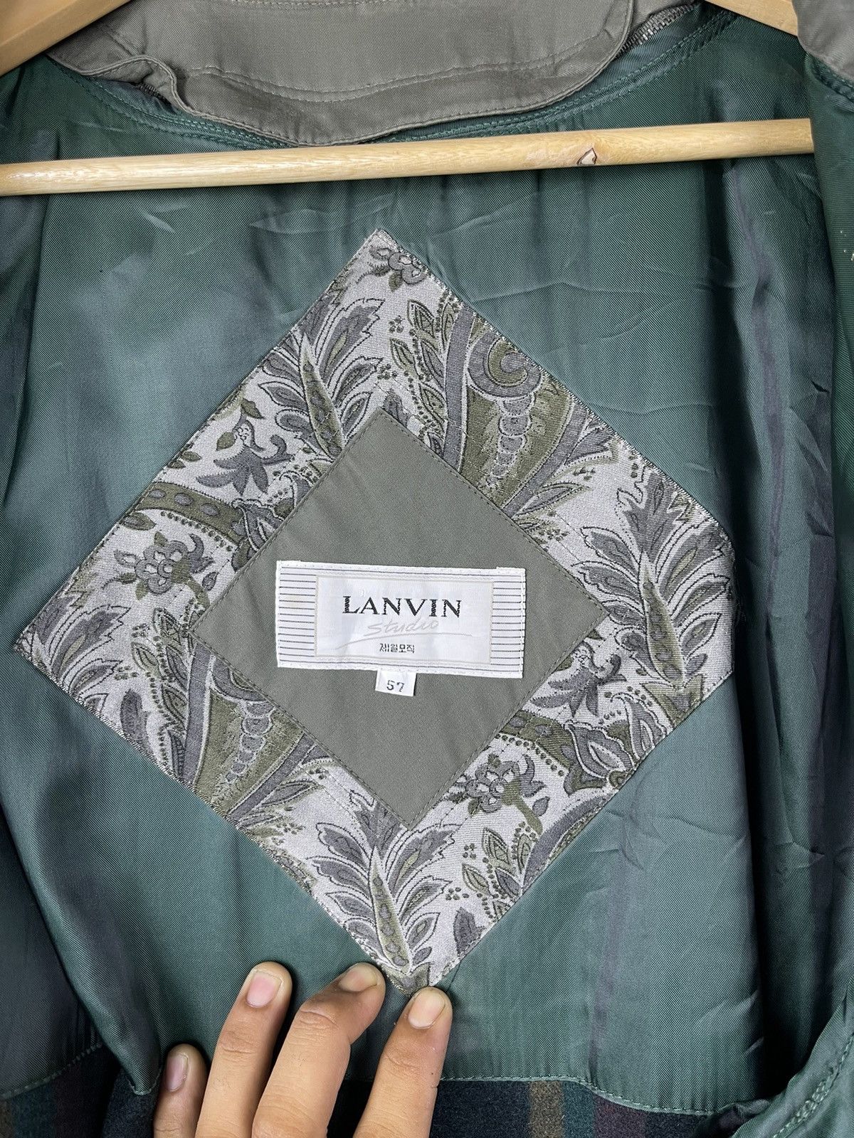 Lanvin VINTAGE LANVIN STUDIO Double Breast Trench Coat Size US L / EU 52-54 / 3 - 12 Thumbnail