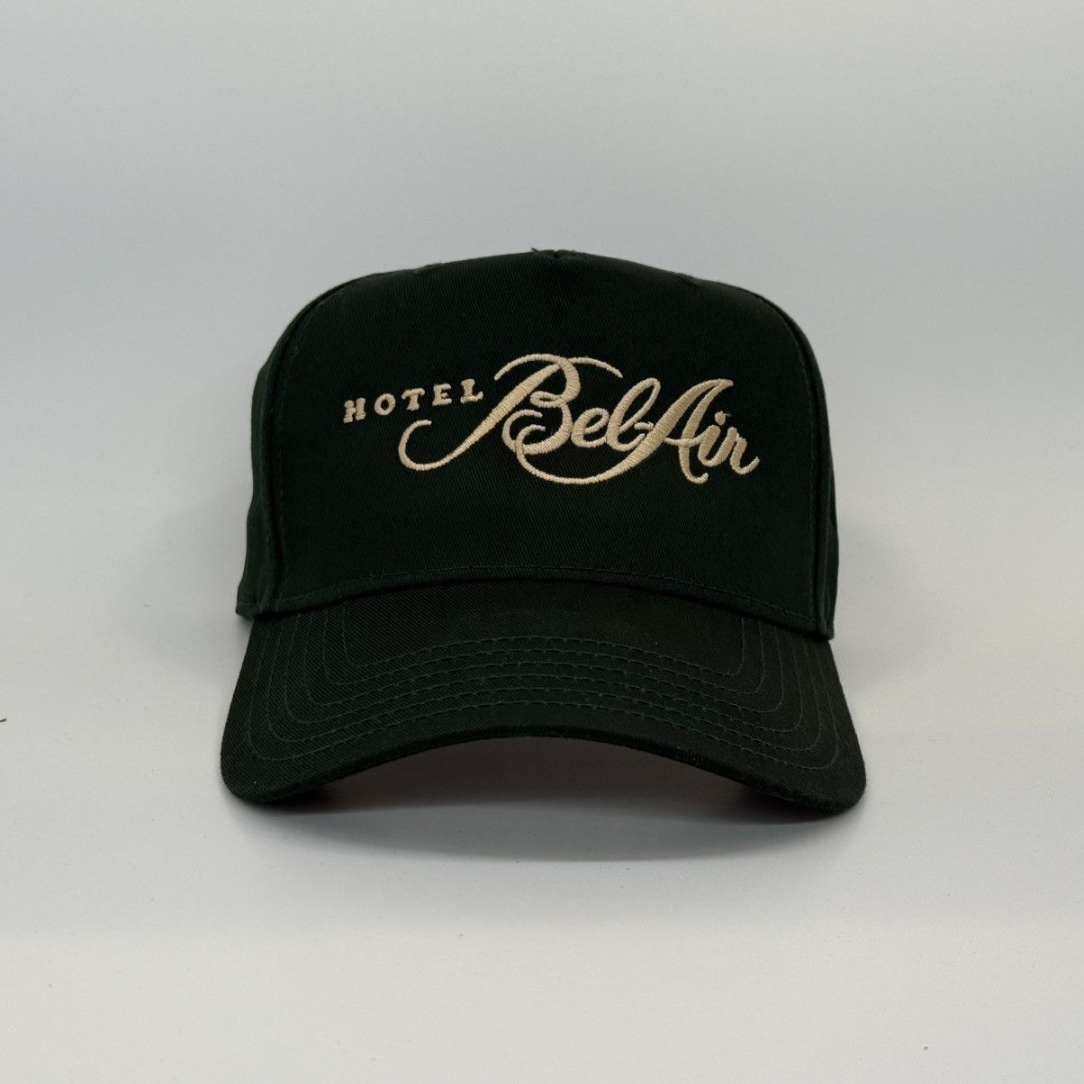 Other Bel-Air Hotel Snapback Hat – Forest Green Gold Embroidery Size ONE SIZE - 6 Thumbnail