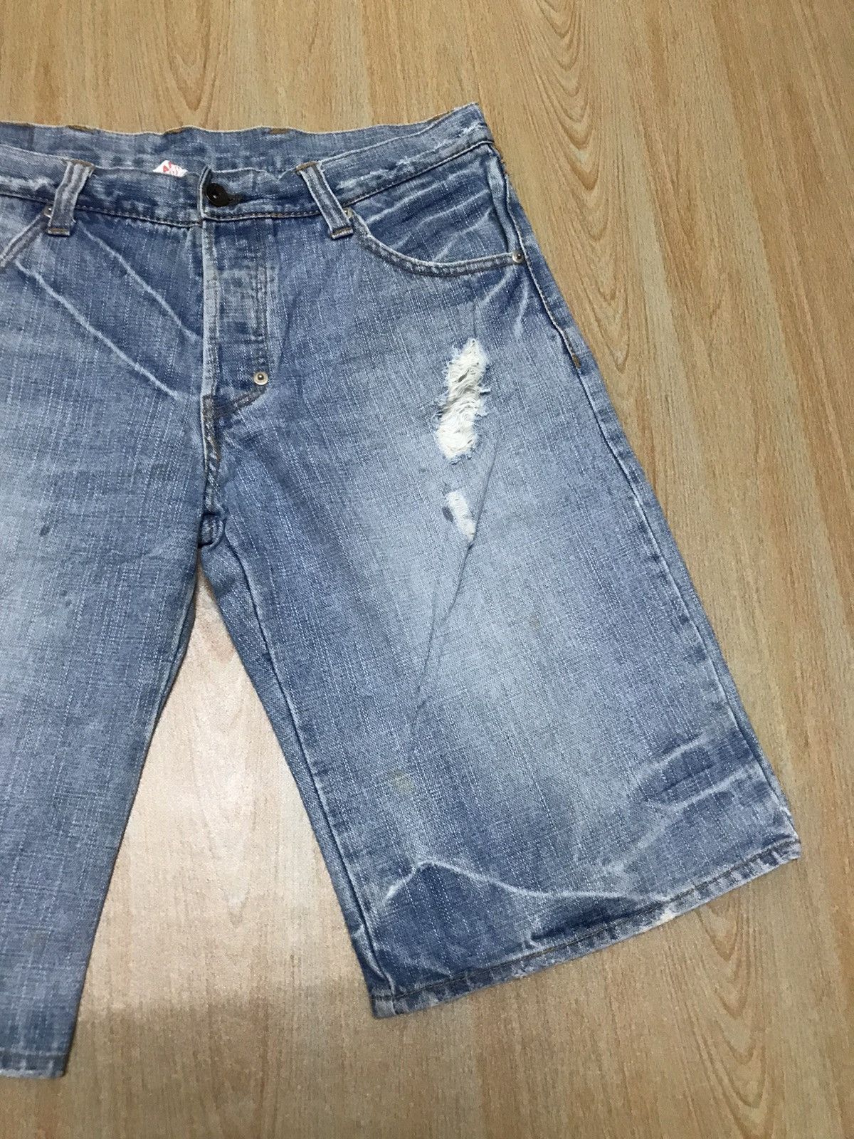 Japanese Brand Vintage Japan G-Land Edge Distressed Denim Pants Big Skulls Size US 32 / EU 48 - 6 Thumbnail