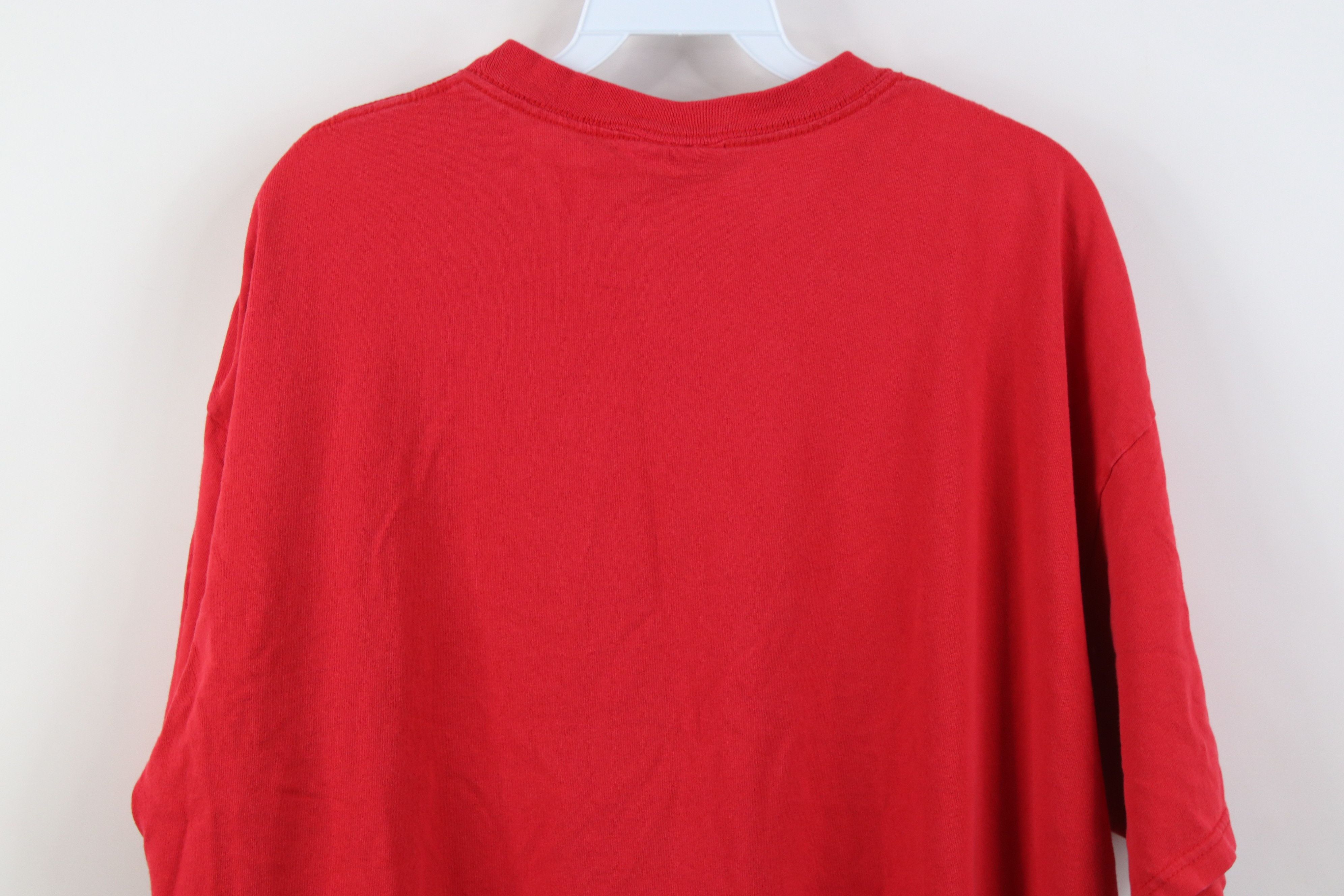 Nike Vintage Nike Center Swoosh Ohio State University T-Shirt Size US XL / EU 56 / 4 - 14 Thumbnail
