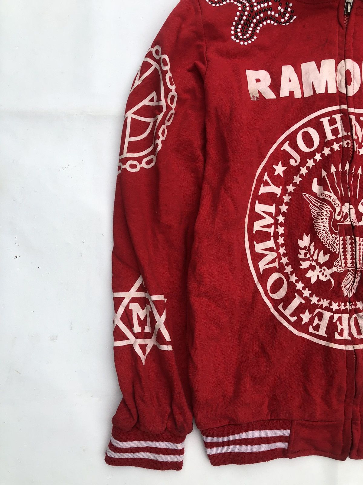 If Six Was Nine Japanese Poem Skull Ramones Fur hoodie Zipper LGB Style Size US M / EU 48-50 / 2 - 6 Thumbnail