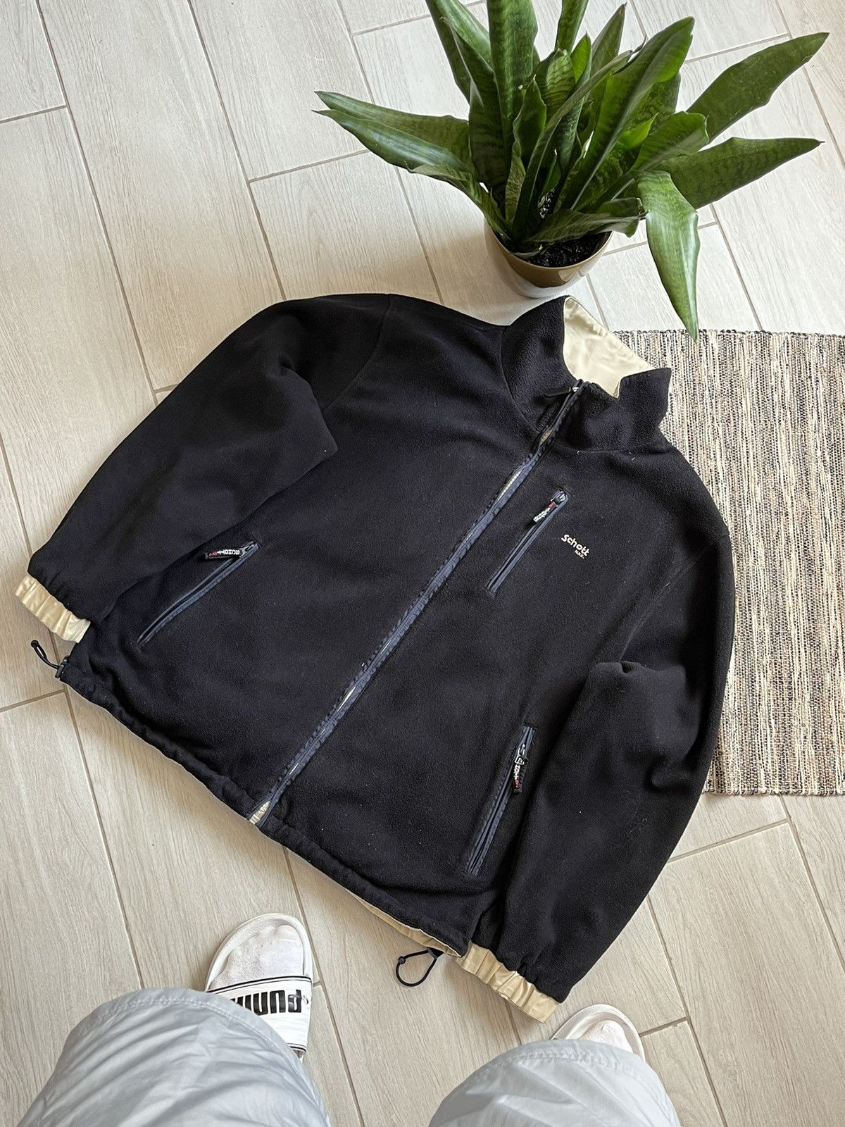 Schott × Vintage Vintage Schott N.Y.C style Reversible Jacket workwear Size US XL / EU 56 / 4 - 1 Thumbnail