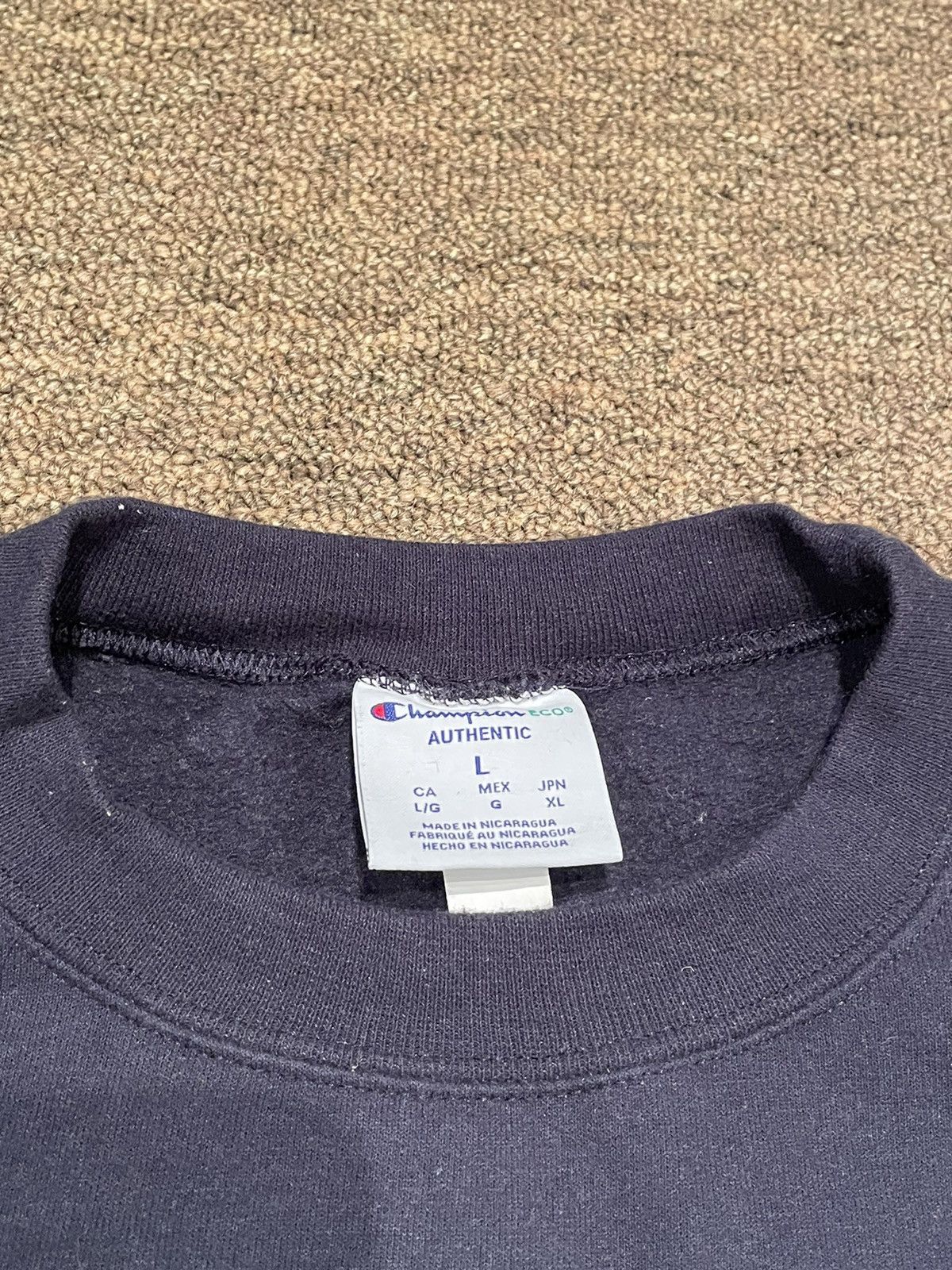 Champion Champion x Yale Varsity 3D Logo Crewneck Sweatshirt Navy Size US L / EU 52-54 / 3 - 3 Thumbnail