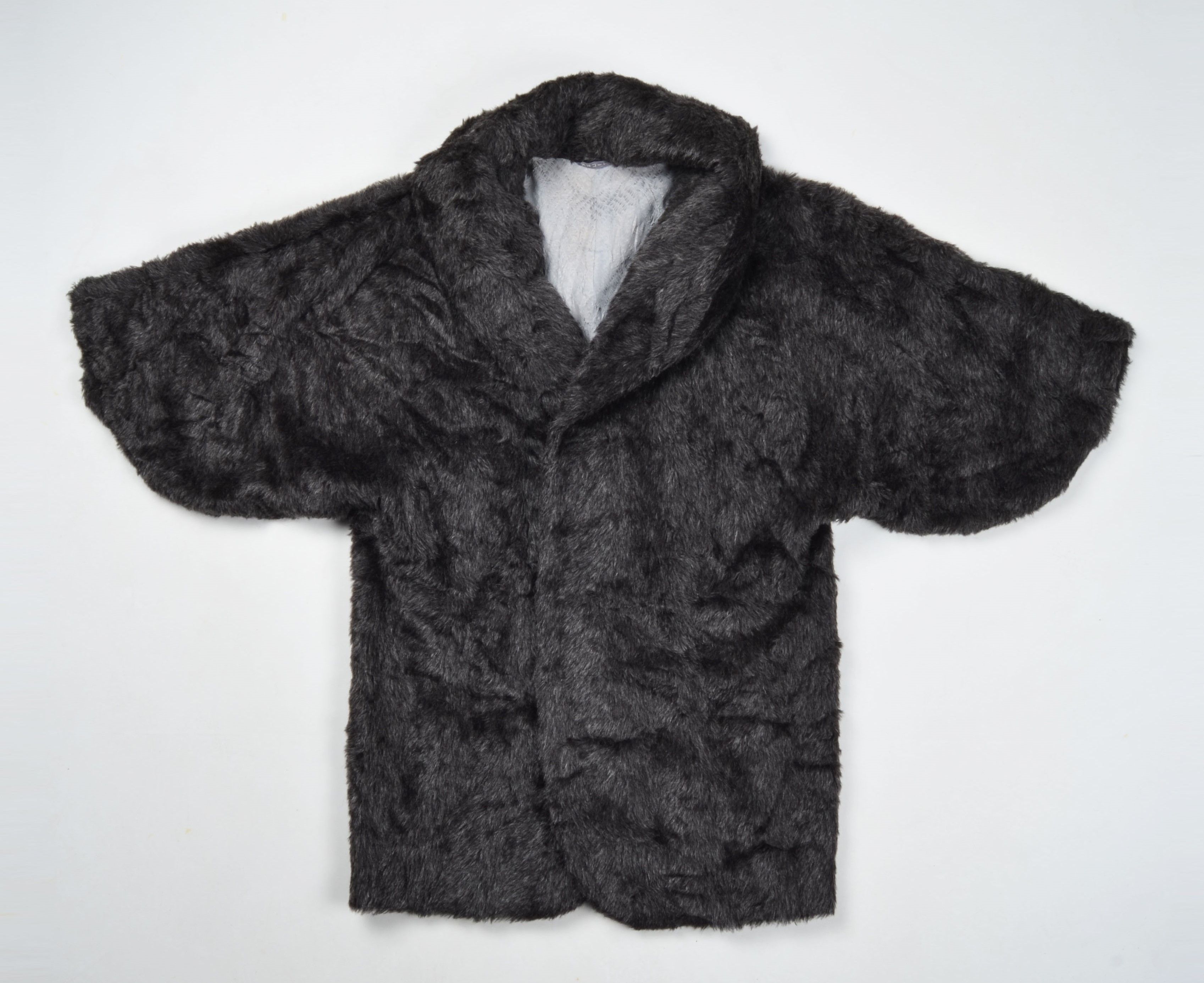Japanese Brand Vintage Japanese 80's Faux Fur Oversized Mob Wife Coat Size ONE SIZE - 4 Thumbnail