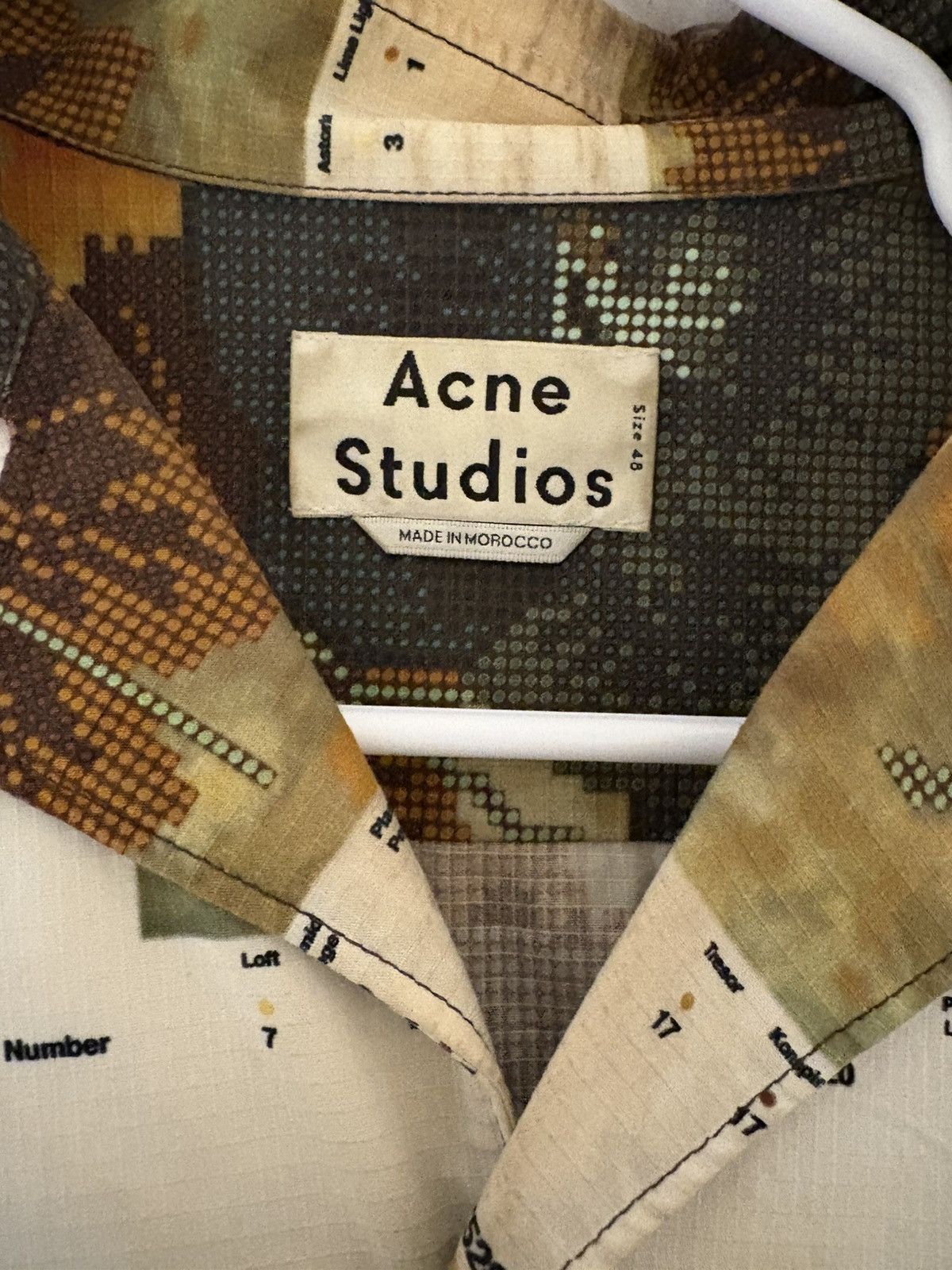 Acne Studios Acne Studios Flower Grid button-up Size US M / EU 48-50 / 2 - 3 Thumbnail