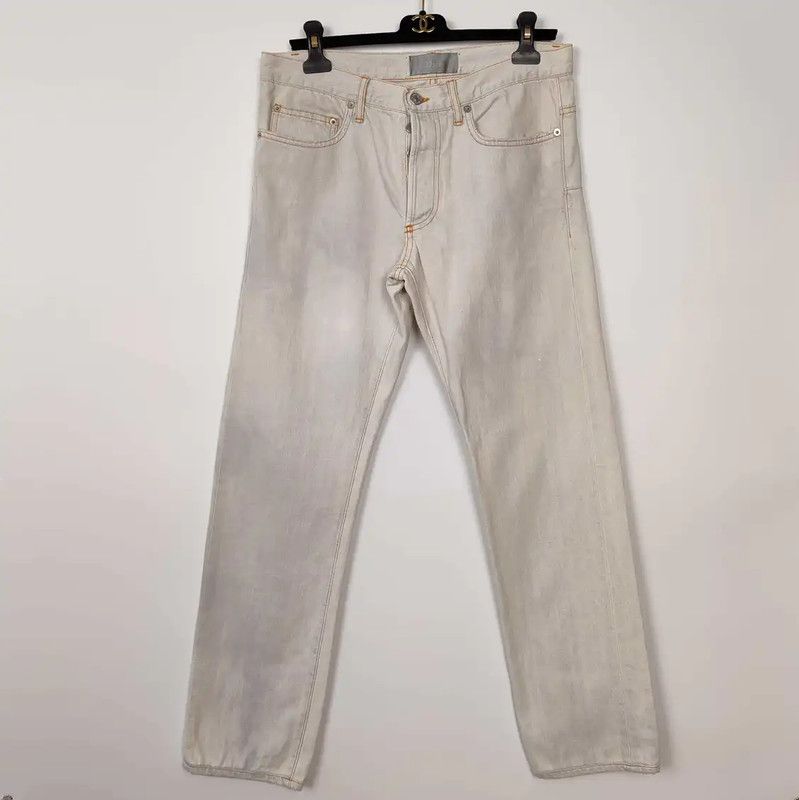 Dior Men's Gray Cotton Casual Pants 0089