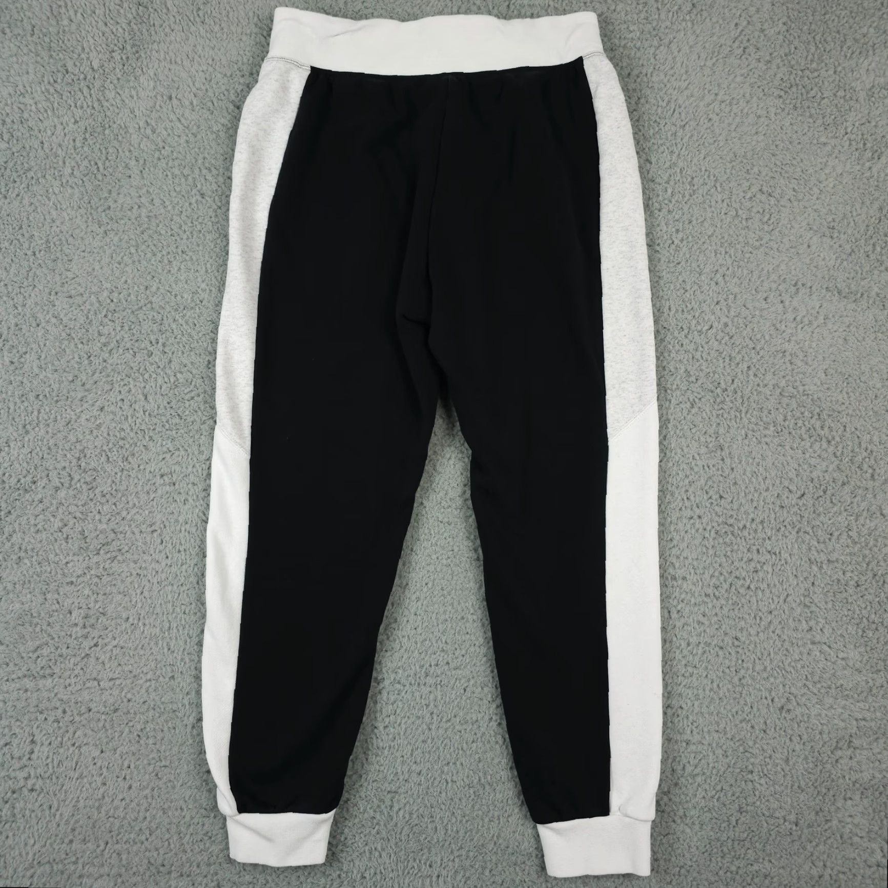 Nike Nike Air Pants Womens Medium Black White Gray Colorblock Jogger Tapered Ankle Sportswear Size 32" / US 10 / IT 46 - 2 Thumbnail