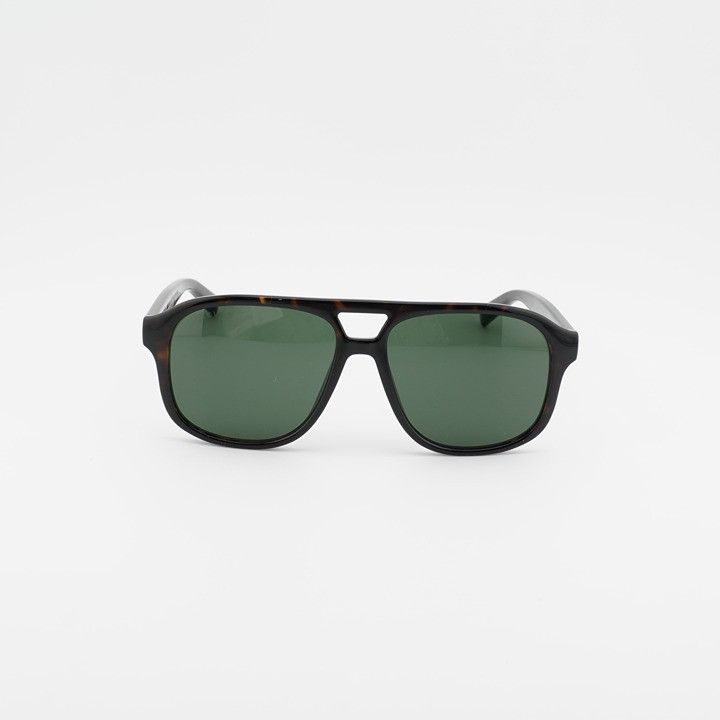 Gucci Gucci GG1856S 002 Sunglasses Dark Havana Aviator Frame Size ONE SIZE - 2 Thumbnail