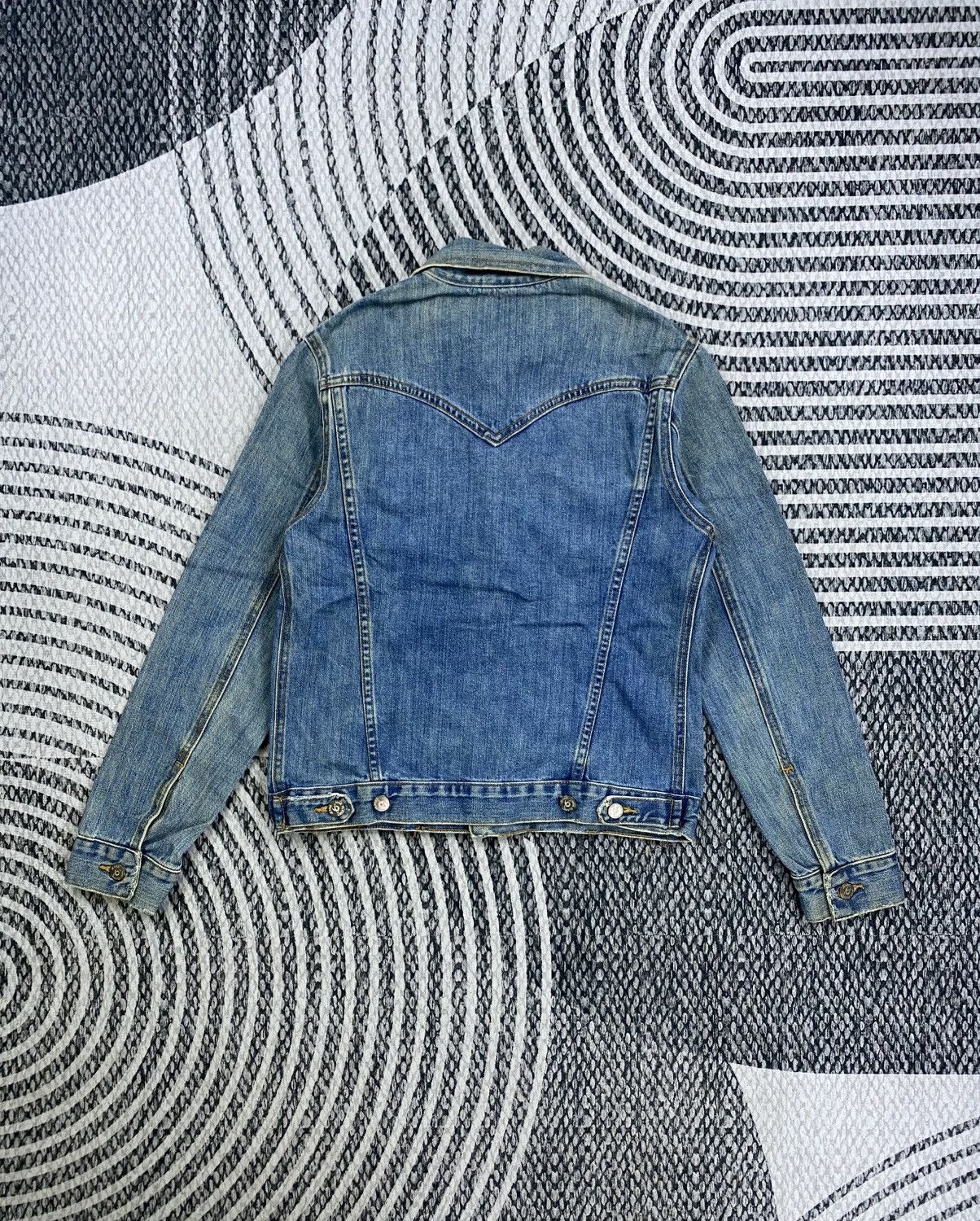 Japanese Brand Vintage Nine Planet Double Pocket Fullbutton Denim Jacket Size US S / EU 44-46 / 1 - 2 Thumbnail