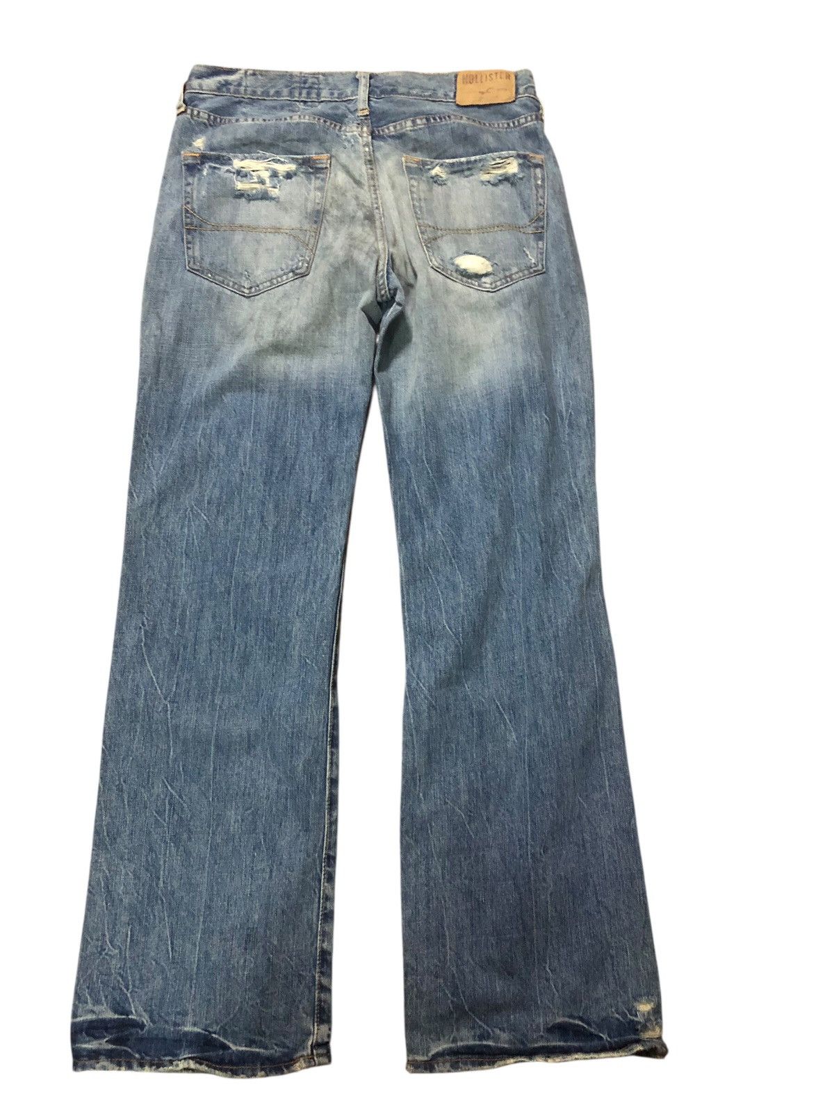 Hysteric Glamour Hollister Hermosa Low Rise Boot Distressed Denim pants Size US 33 - 2 Thumbnail