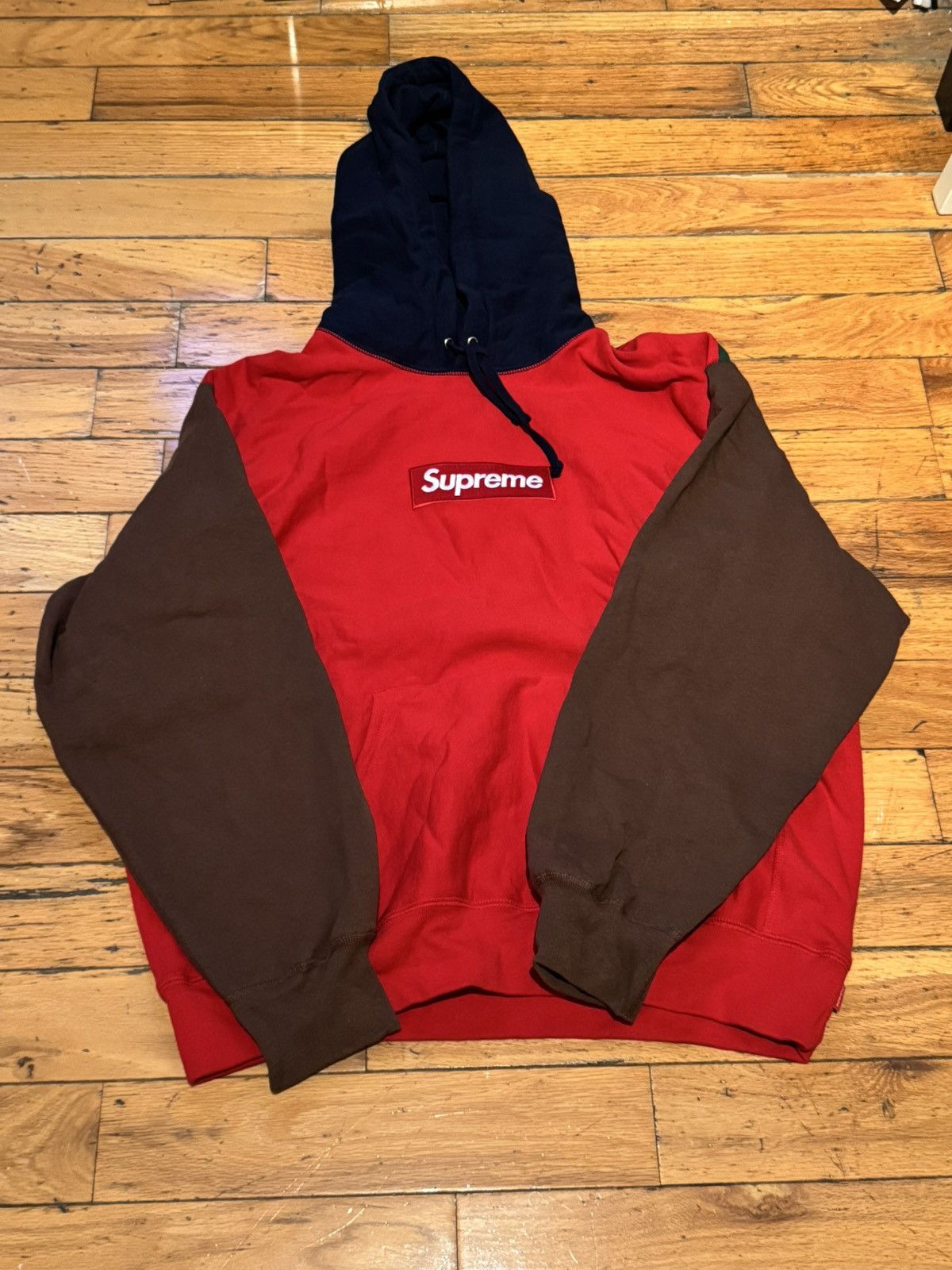 Supreme Box Logo Hoodie (Rust) | Grailed