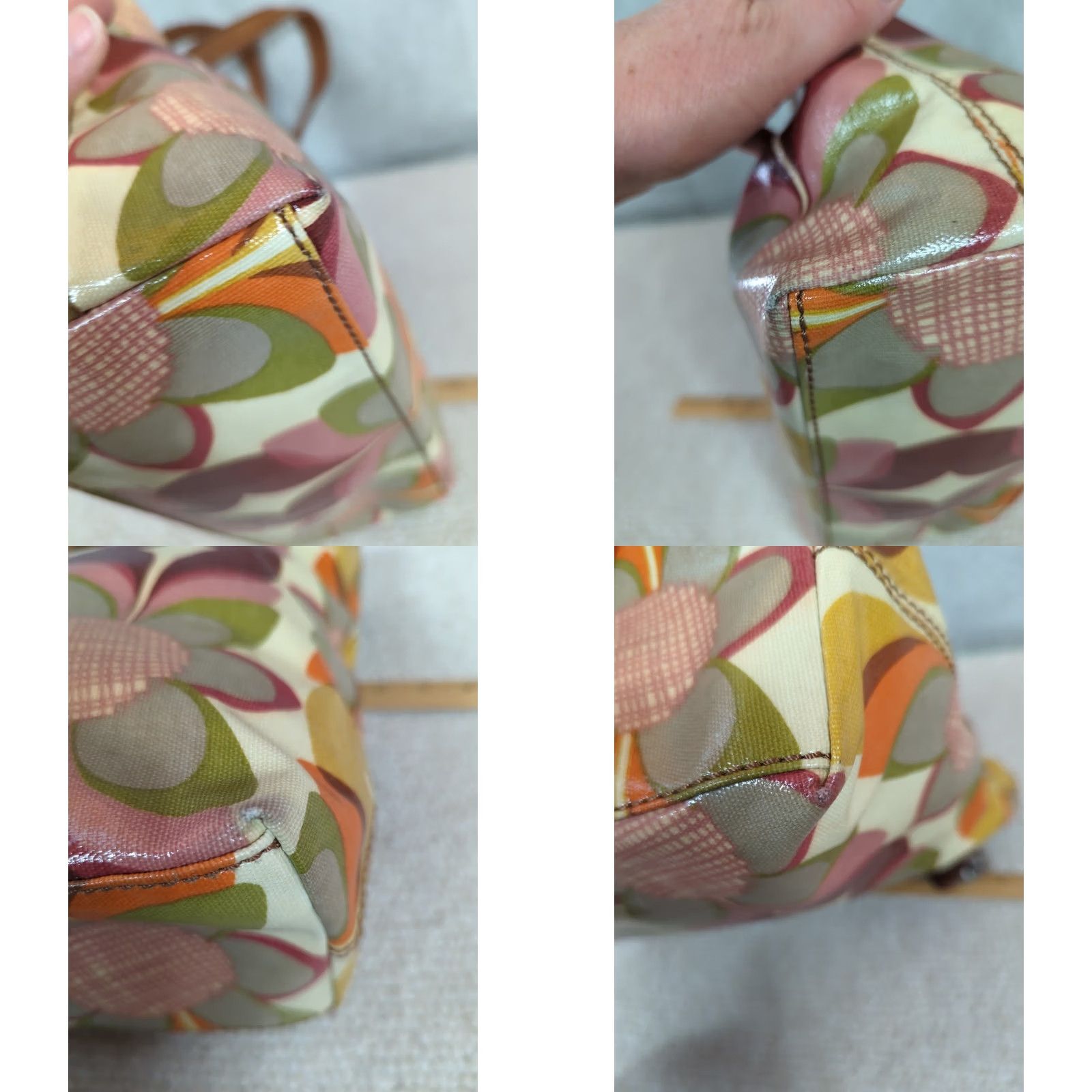 Fossil Fossil Key Per Tote Bag Coated Canvas Multicolor Floral Leather Straps Zip Lined Large Women Boho Hippie Style Digital Notions Size L / US 10 / IT 46 - 9 Thumbnail