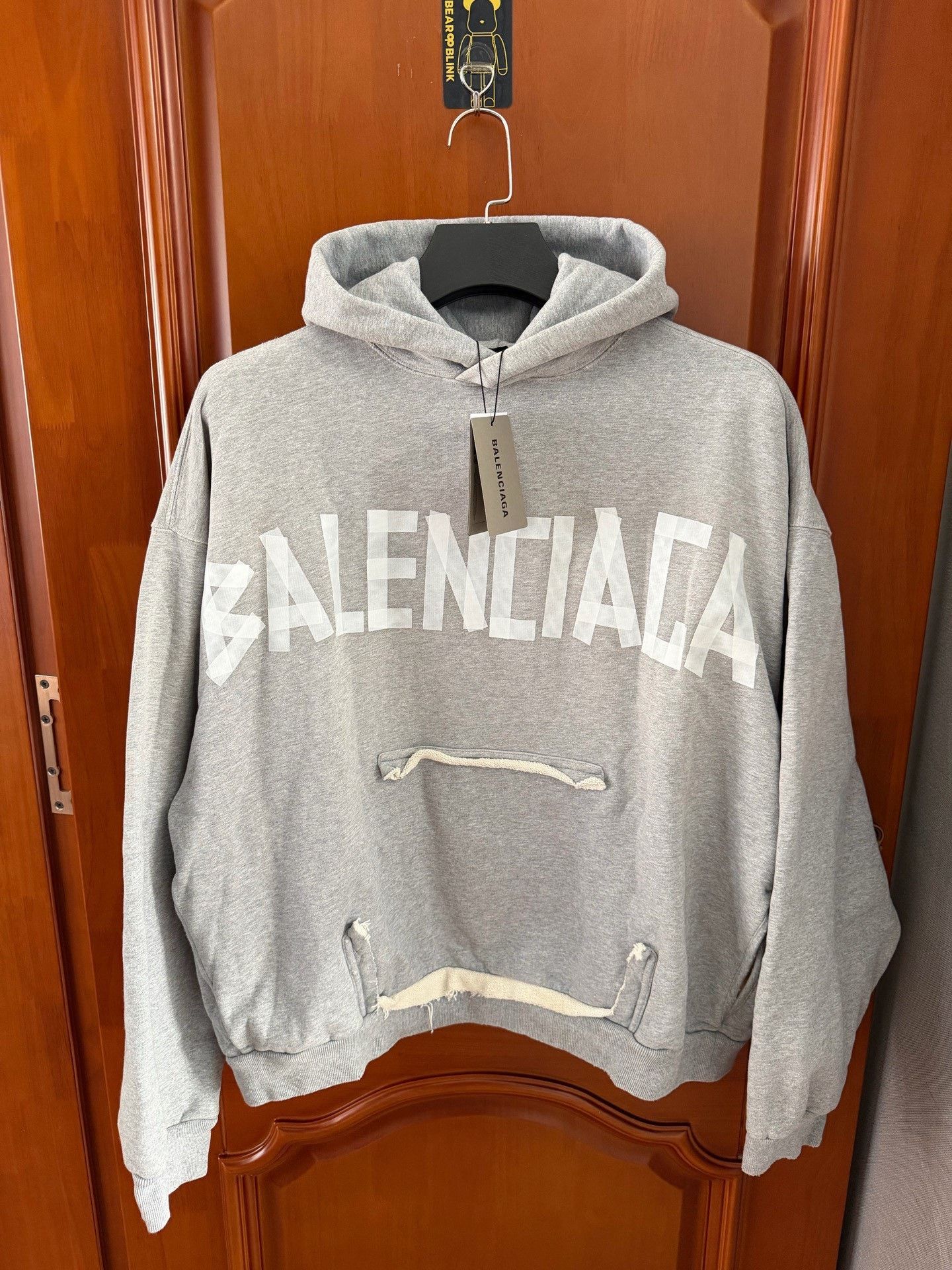 Balenciaga Balenciaga Retro Gray Hoodie S Women Size S / US 4 / IT 40 - 1 Thumbnail