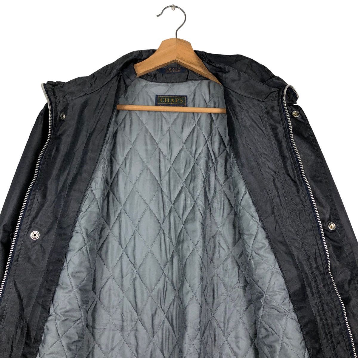 Japanese Brand 🔥Vintage Long Jacket Waxed Design Chaps Ralph Laure Size US S / EU 44-46 / 1 - 14 Thumbnail