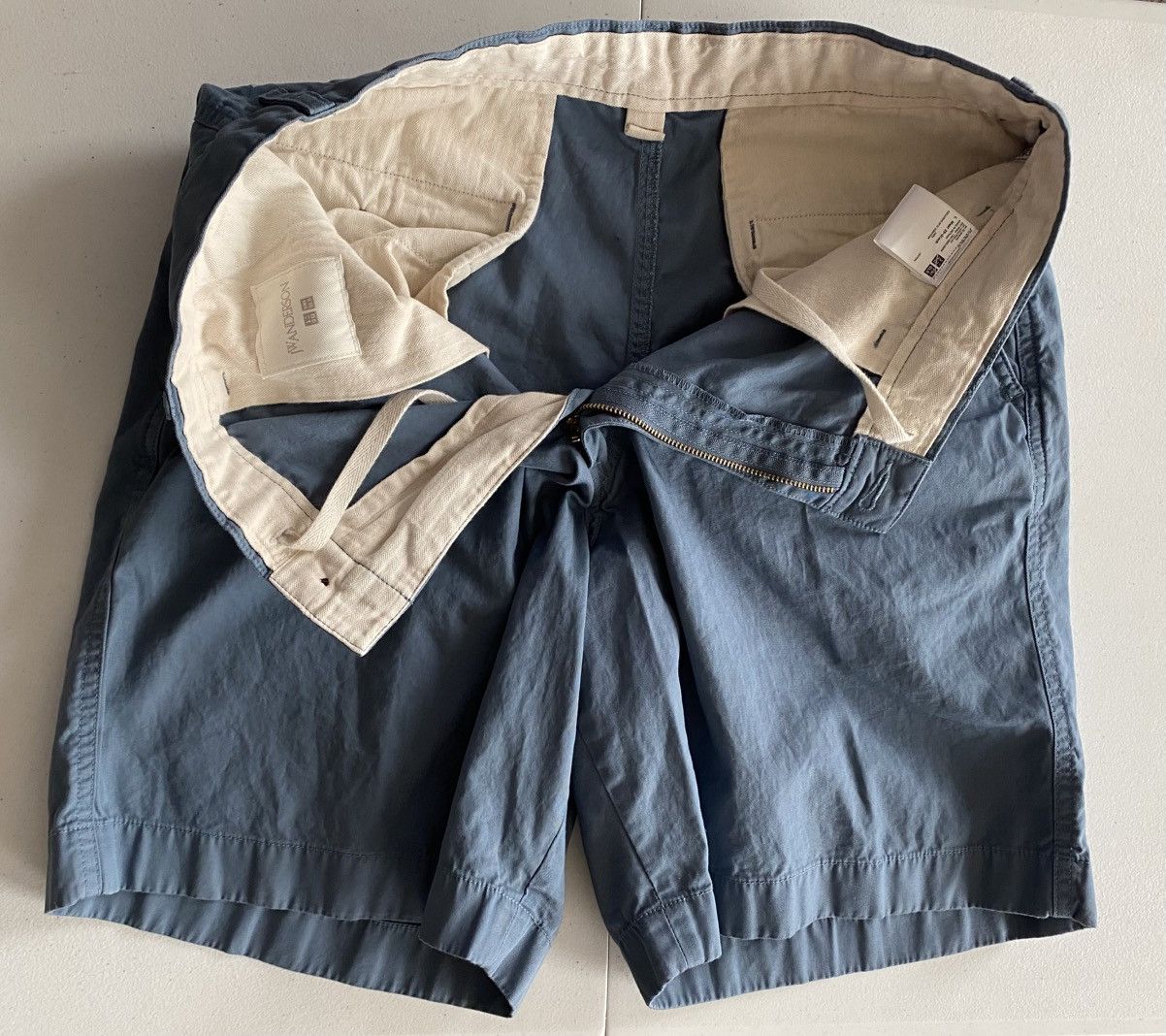 JW Anderson × Uniqlo Uniqlo x JW Anderson Men’s Blue Chino Shorts Large 35 VGC Size US 35 - 8 Thumbnail