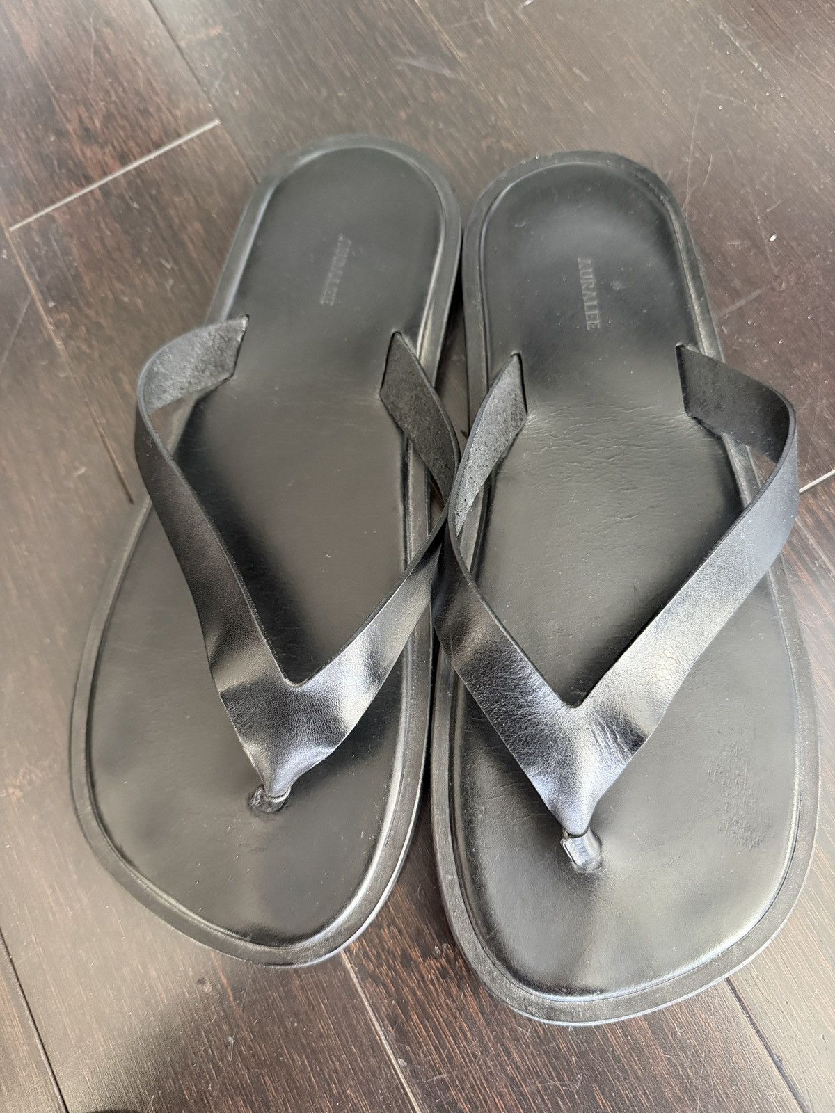Auralee Auralee Leather Thong Sandals Size US 8 / EU 41 - 3 Thumbnail