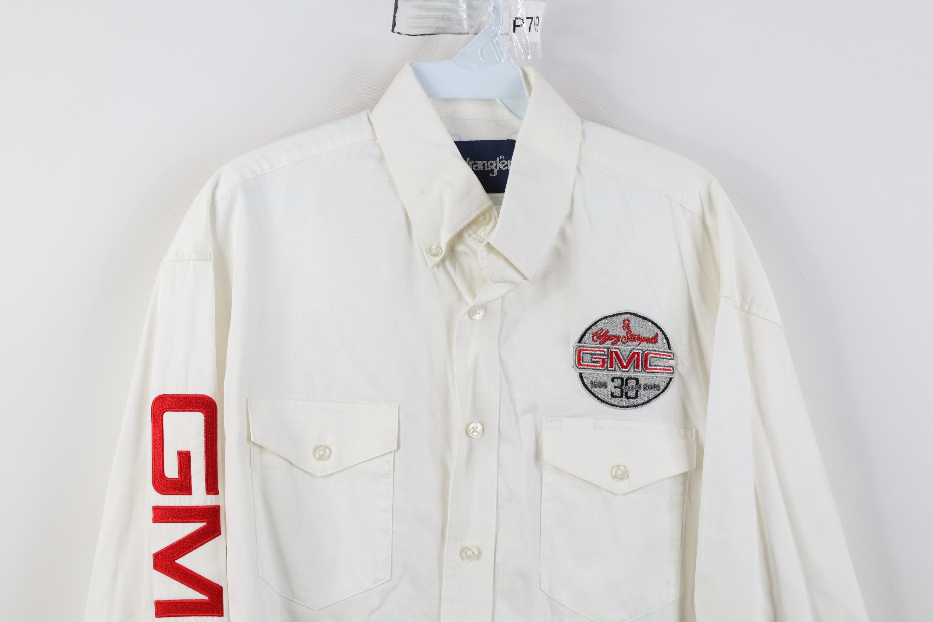 Wrangler Vintage Y2K Wrangler x GMC Stampede 30 Years Button Shirt Size US M / EU 48-50 / 2 - 2 Thumbnail