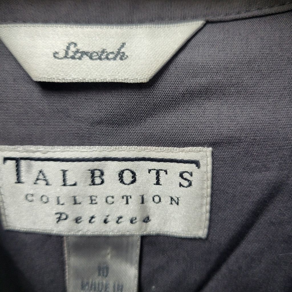 Talbots Talbots Petite Stretch Collection Women Slim-Fit 3/4 Sleeve Size L / US 10 / IT 46 - 6 Thumbnail