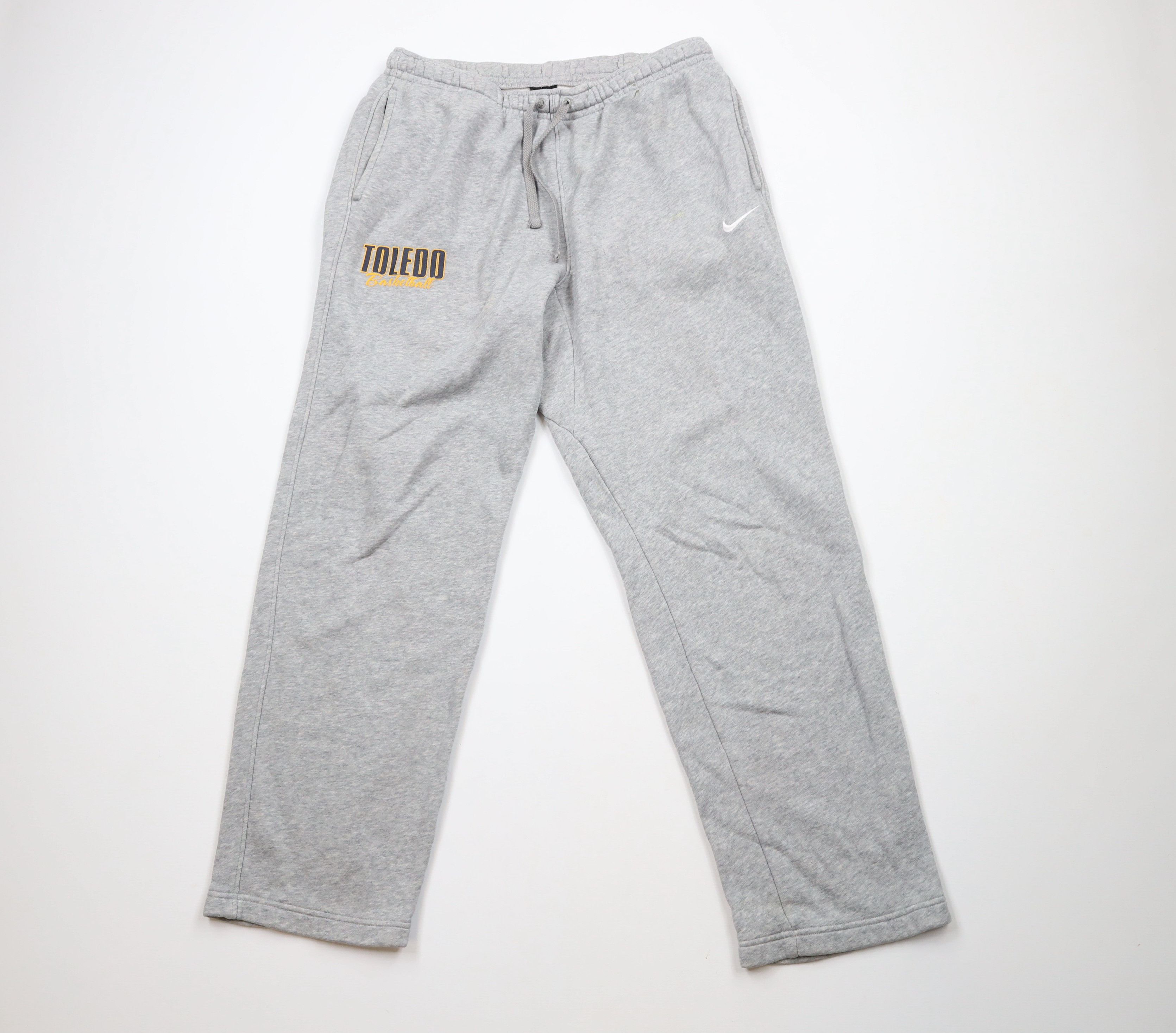 Nike × Vintage Nike University of Toledo Basketball Sweatpants Gray Size US 36 / EU 52 - 1 Thumbnail