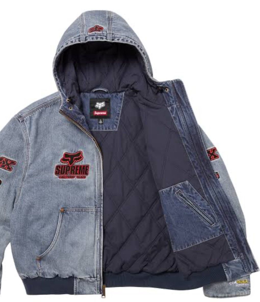 Fox Racing × Supreme Supreme X Fox Racing Hooded Work Jacket Size US M / EU 48-50 / 2 - 2 Thumbnail
