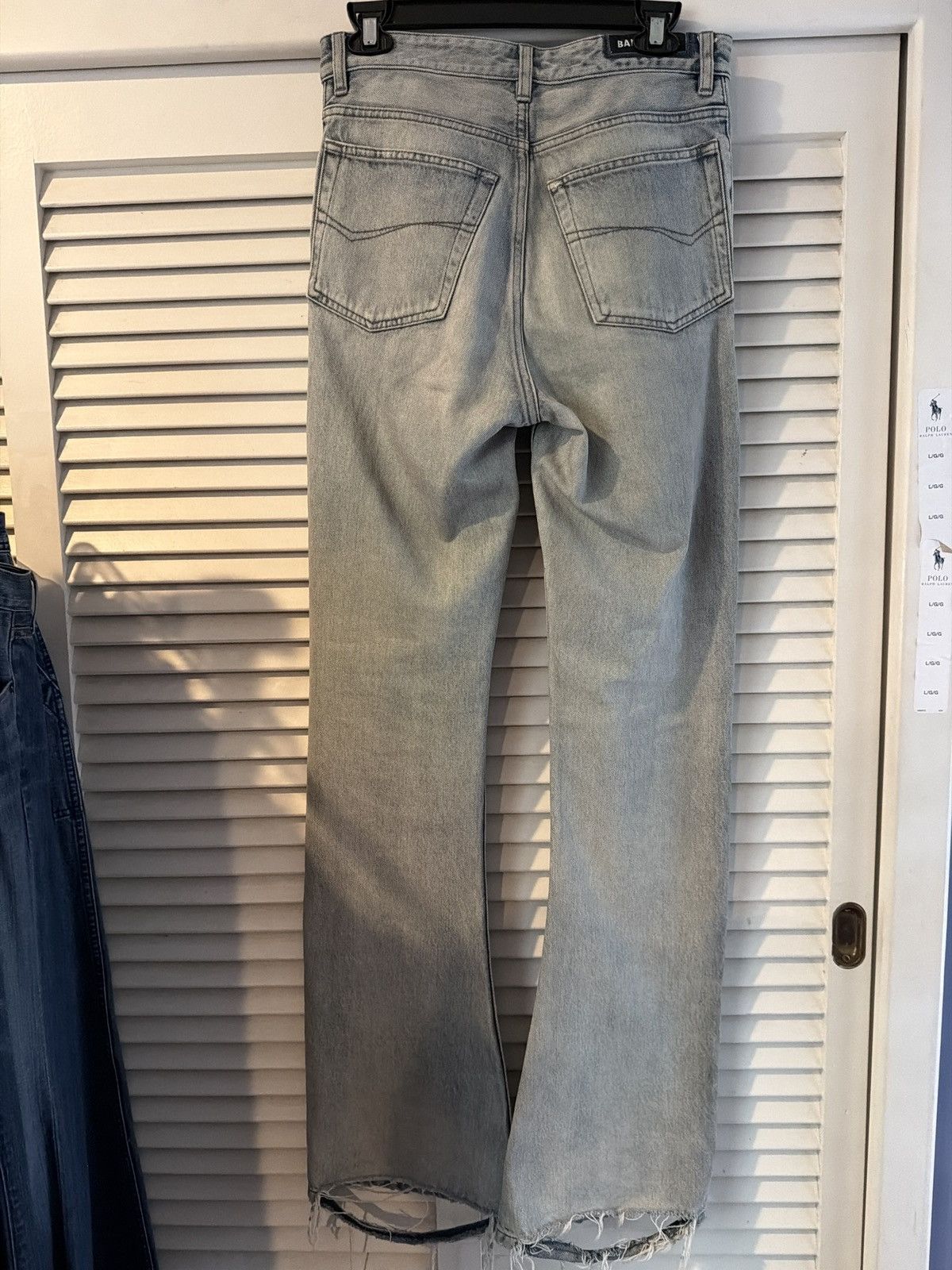 Balenciaga Balenciaga bootcut dirty blue denim jeans small Size US 30 / EU 46 - 2 Thumbnail
