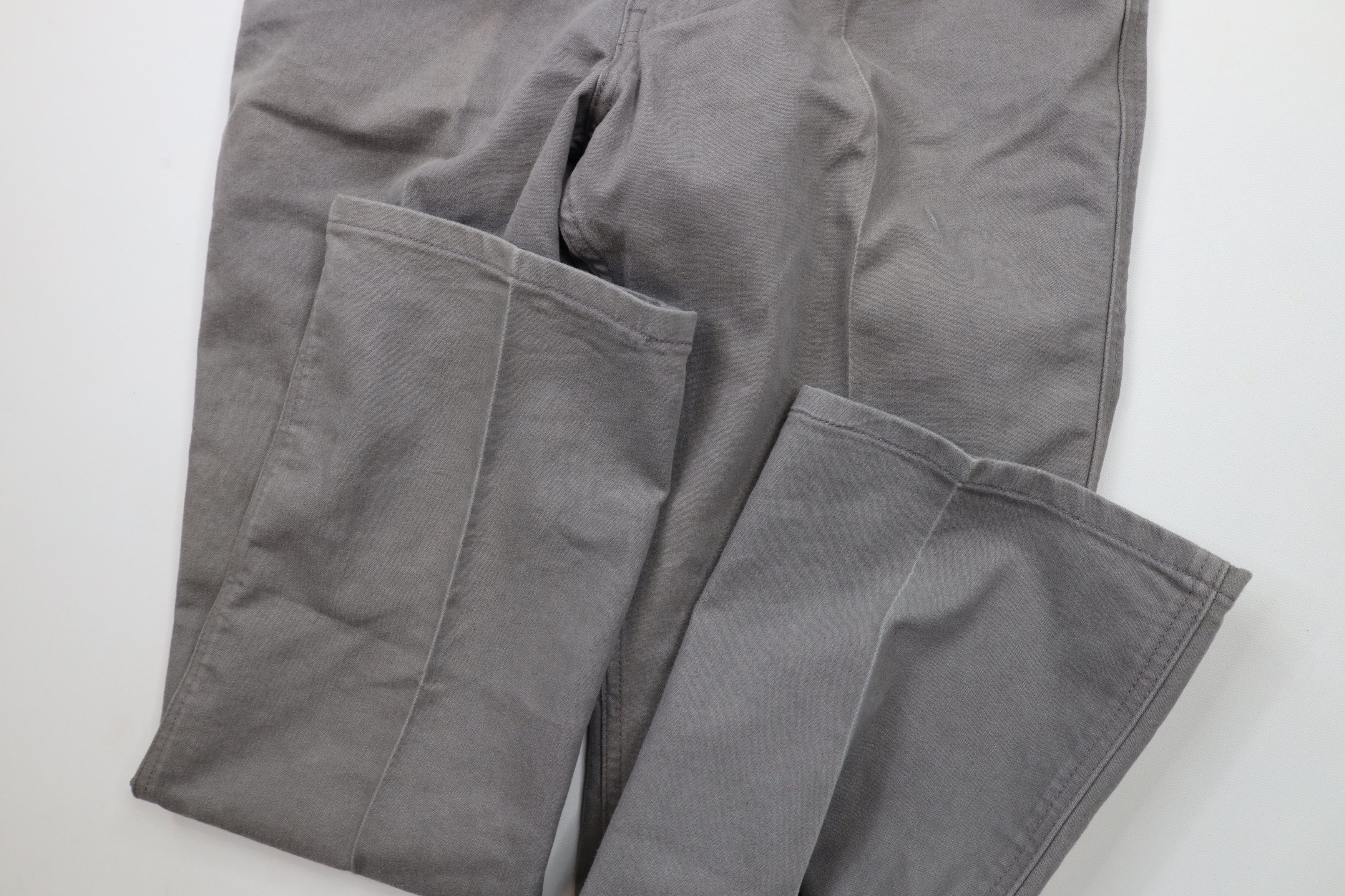 Levi's × Vintage Vintage 90s Levis Cotton Twill Flared Wide Leg Jeans Gray Size US 34 / EU 50 - 5 Thumbnail