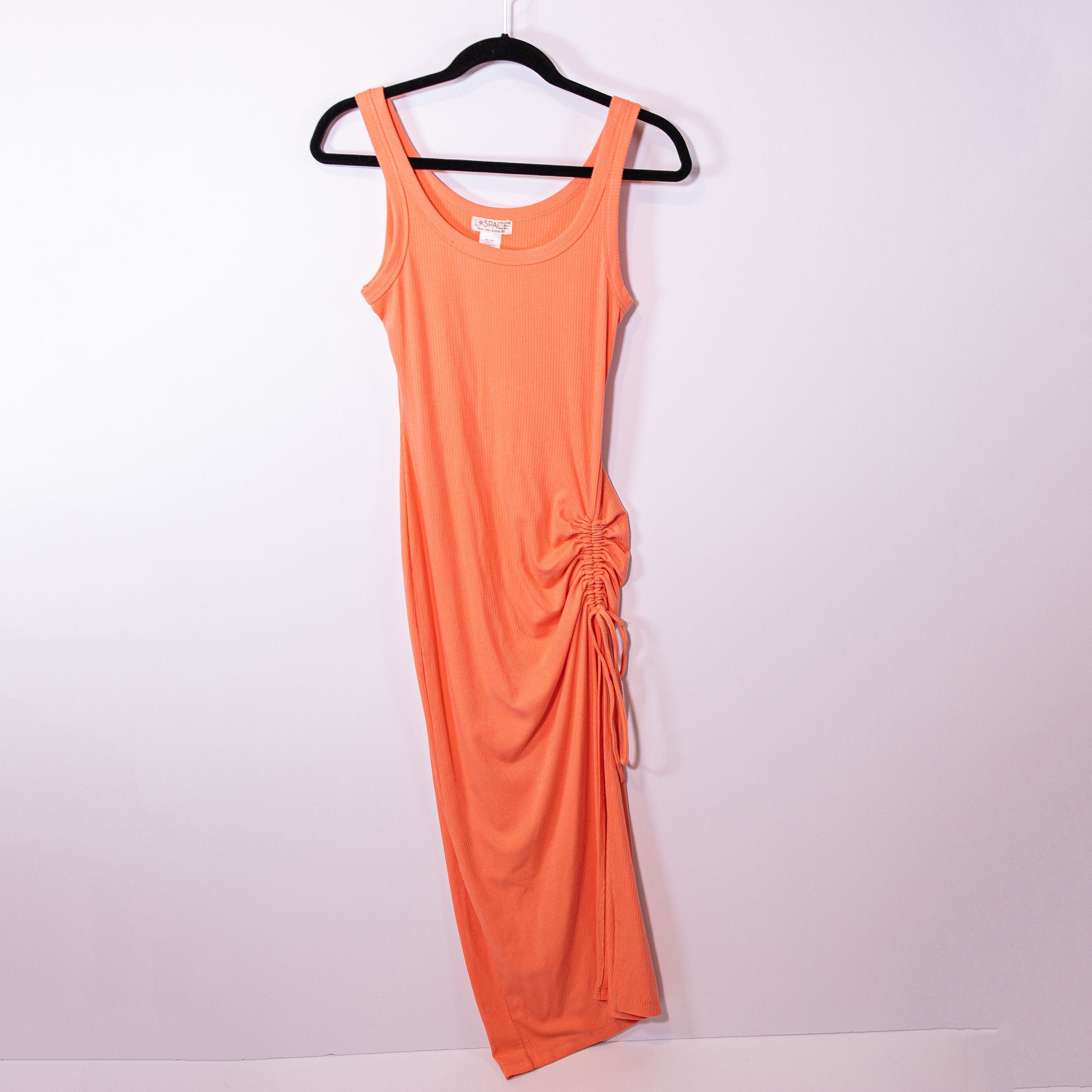 L*SPACE Sandpiper Ribbed Knit Stretch Ruched