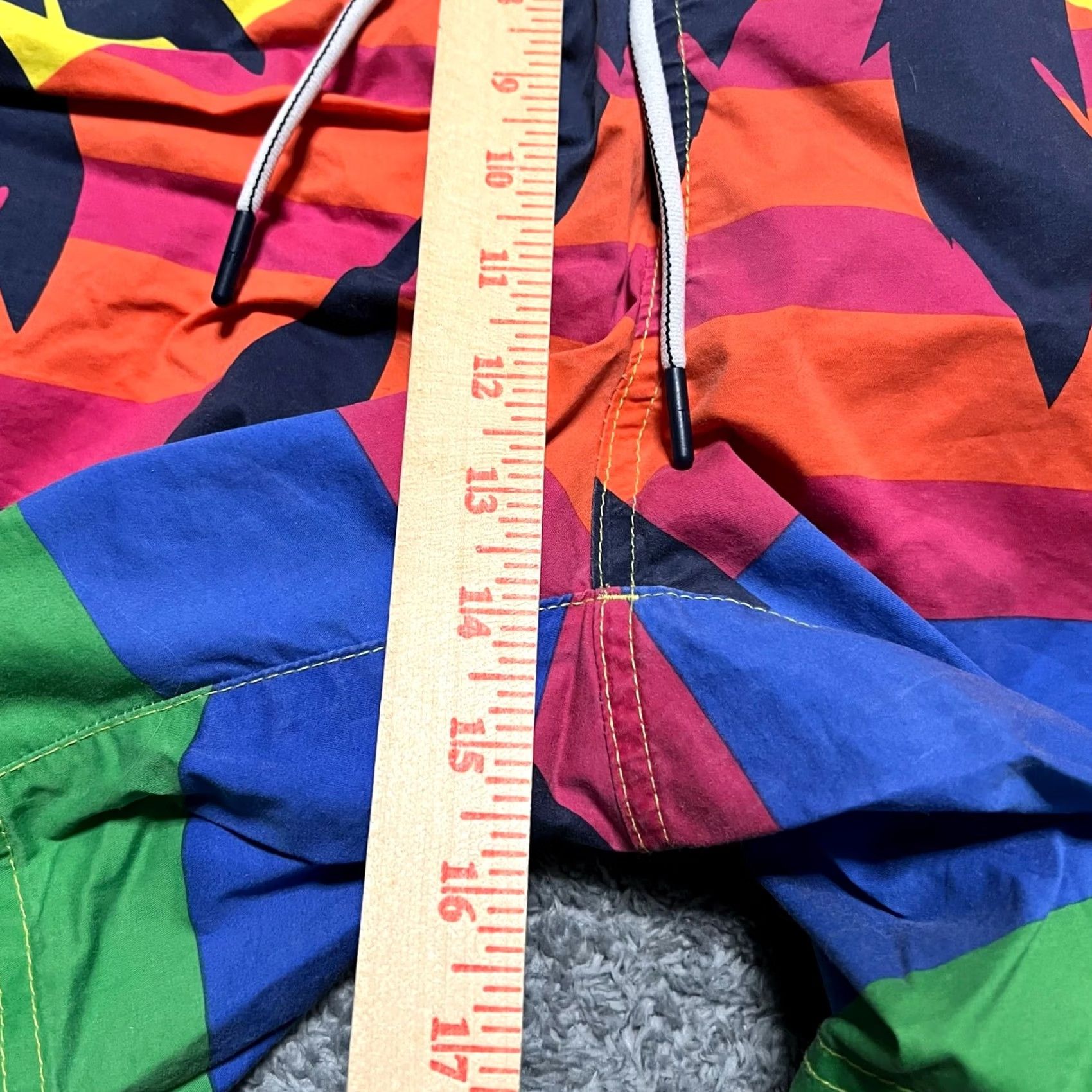 Tommy Hilfiger Tommy Hilfiger Swim Trunks Mens XXL Board Shorts Tropical Loud Neon Size US 39 - 6 Thumbnail