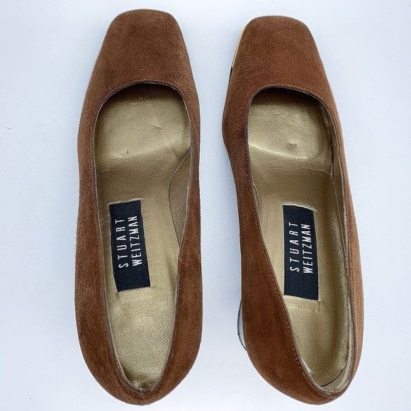 Stuart Weitzman STUART WEITZMAN Suede Leather High Heels Classic Pump Size US 7 / IT 37 - 5 Thumbnail