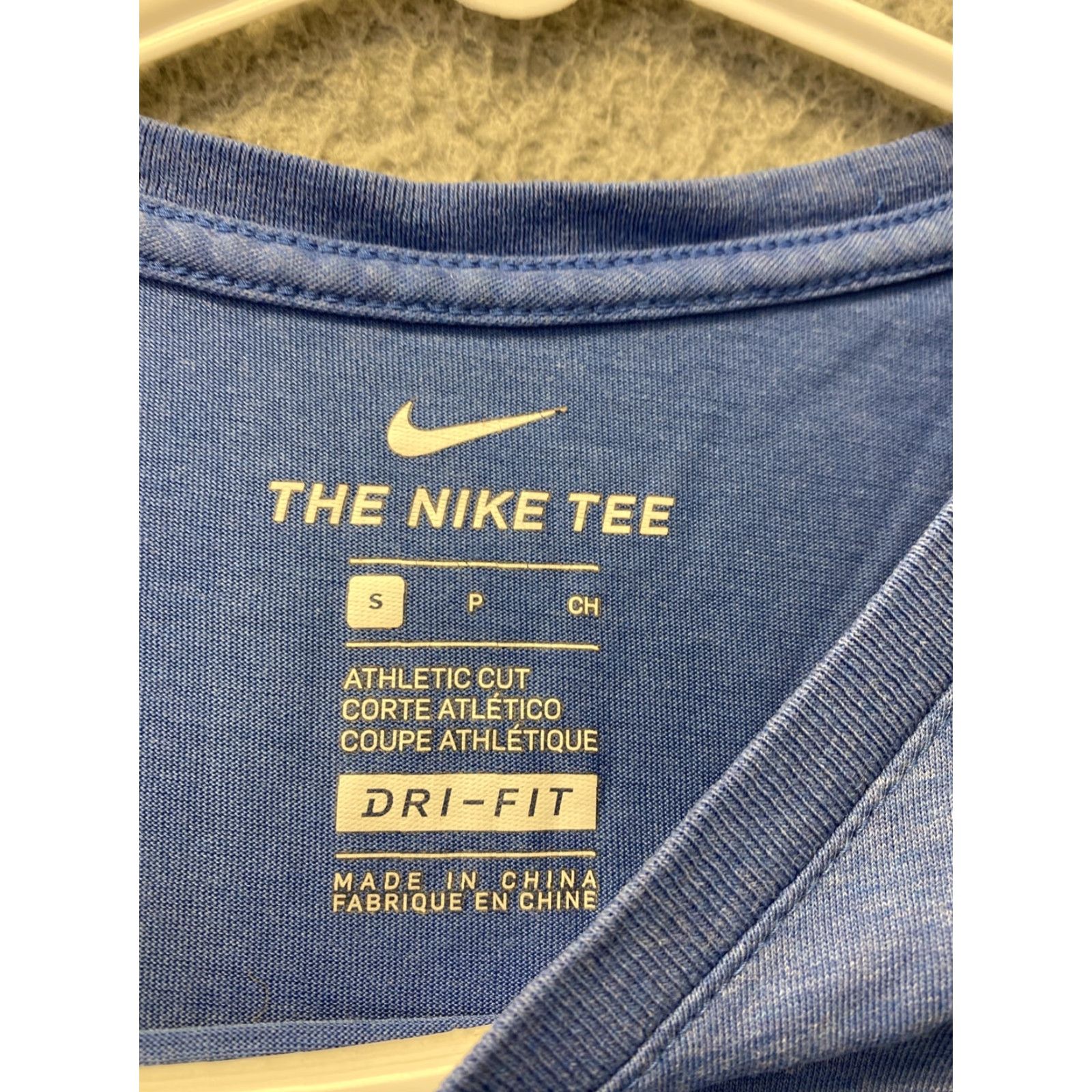 Nike Nike Men's T-Shirt Short Sleeve Swoosh Logo Blue Small Regular Cotton Crew Neck Logo Nike Brand Men Slim? Hmm. Size US S / EU 44-46 / 1 - 4 Thumbnail