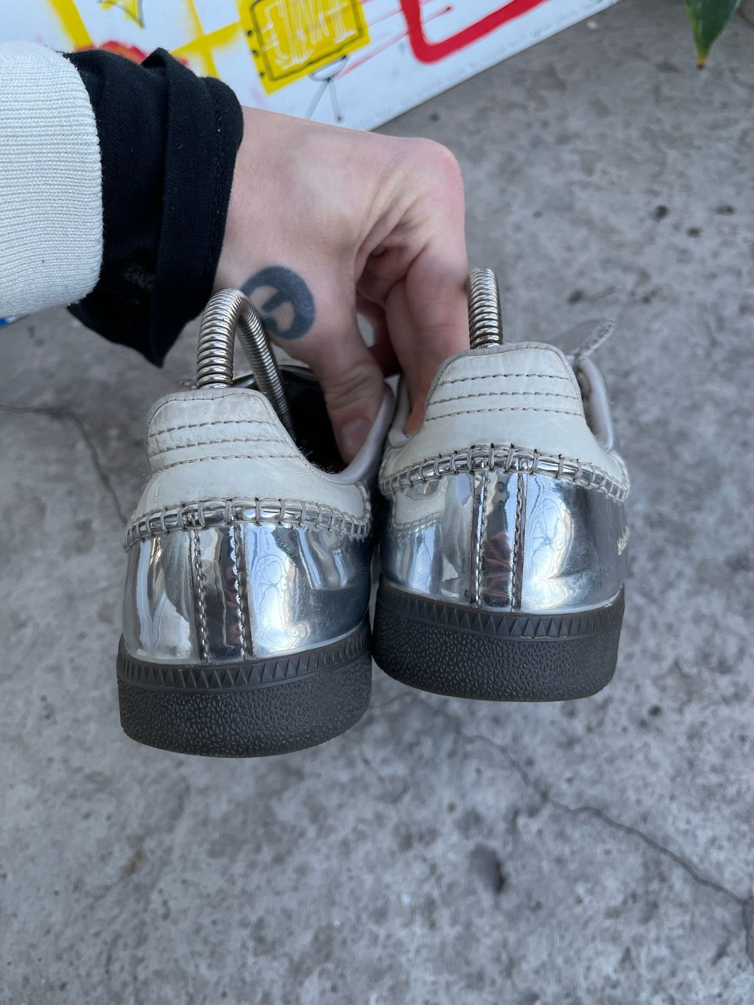 Adidas × Wales Bonner Adidas Wales Bonner Samba Silver Size US 8.5 / IT 38.5 - 10 Thumbnail