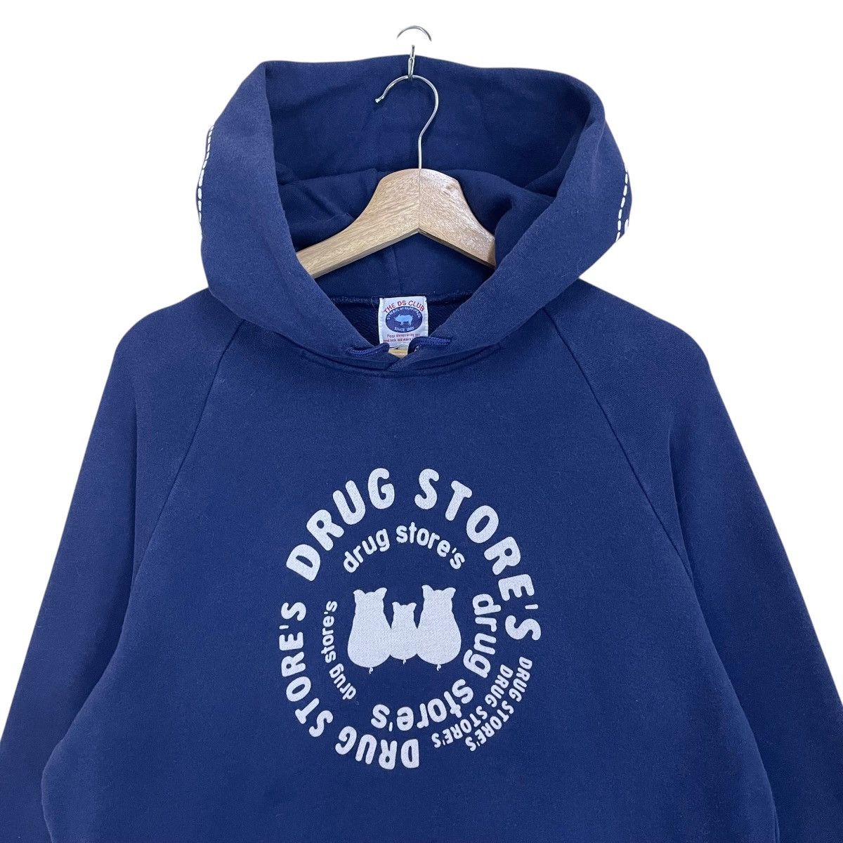 Japanese Brand ICONIC🔥DRUG STORES BIG LOGO PLUUOVER HOODIE Size US L / EU 52-54 / 3 - 5 Thumbnail