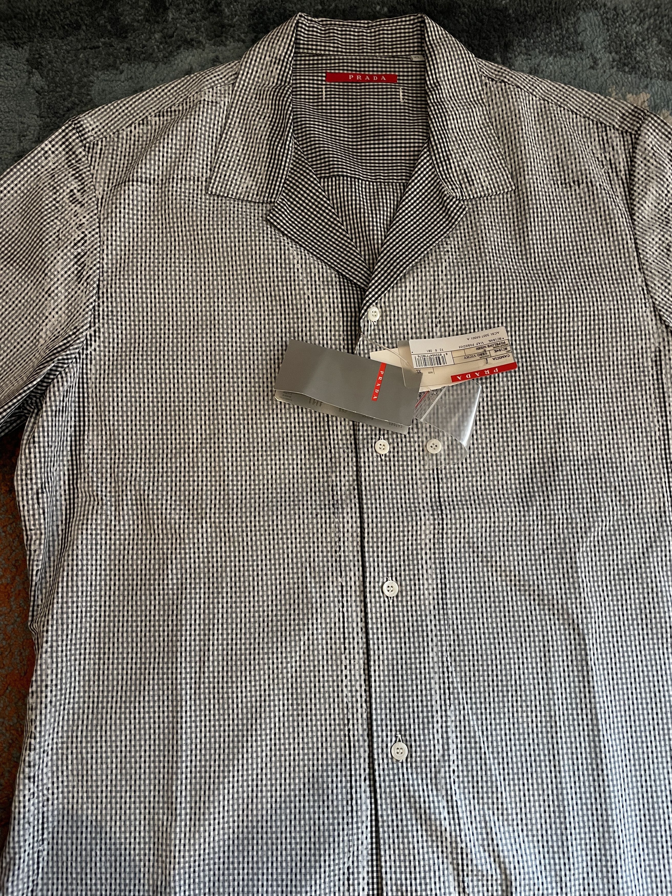 Prada Prada Luna Rossa Vintage Bowling Shirt Size US M / EU 48-50 / 2 - 2 Thumbnail