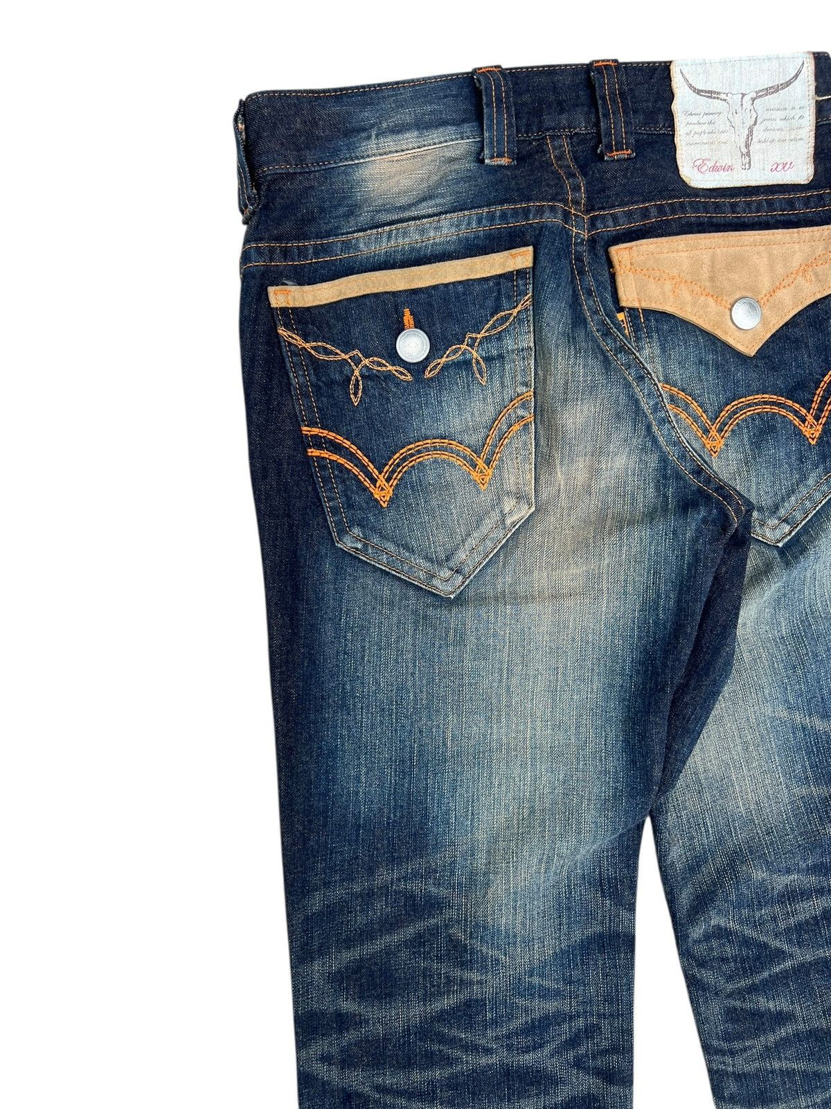 Edwin 2000s Edwin 421XVS Mud Wash Denim Bootcut Jeans Size US 29 - 15 Thumbnail