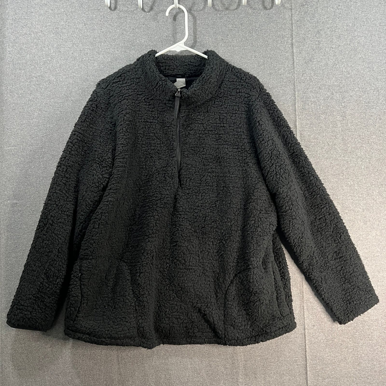 Other Zuda Sherpa Half-Zip Jacket Black Size Large Size L / US 10 / IT 46 - 1 Thumbnail