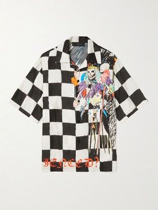 Amiri Amiri Wes Lang x Skull Bowling Shirt Size US S / EU 44-46 / 1 - 1 Thumbnail