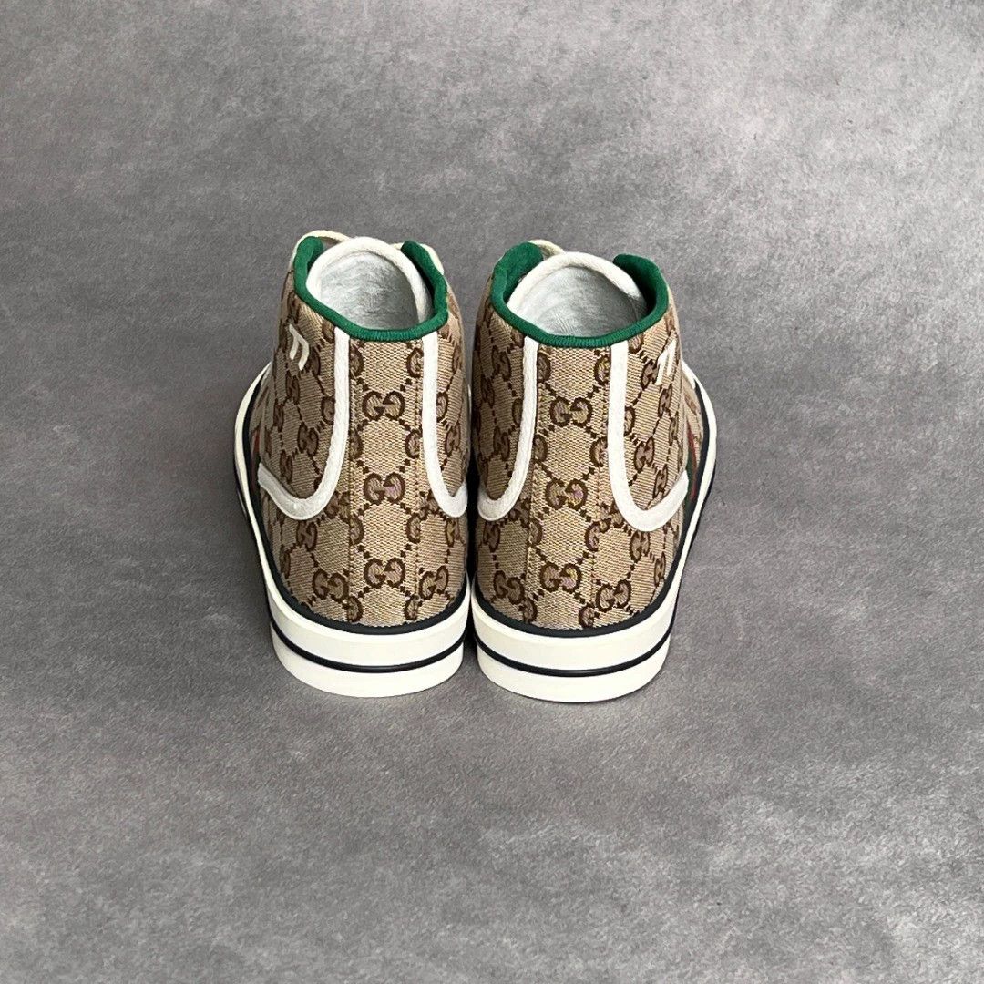 Gucci Gucci GG Supreme Embroidered High-Top Sneaker Size US 8 / EU 41 - 3 Thumbnail
