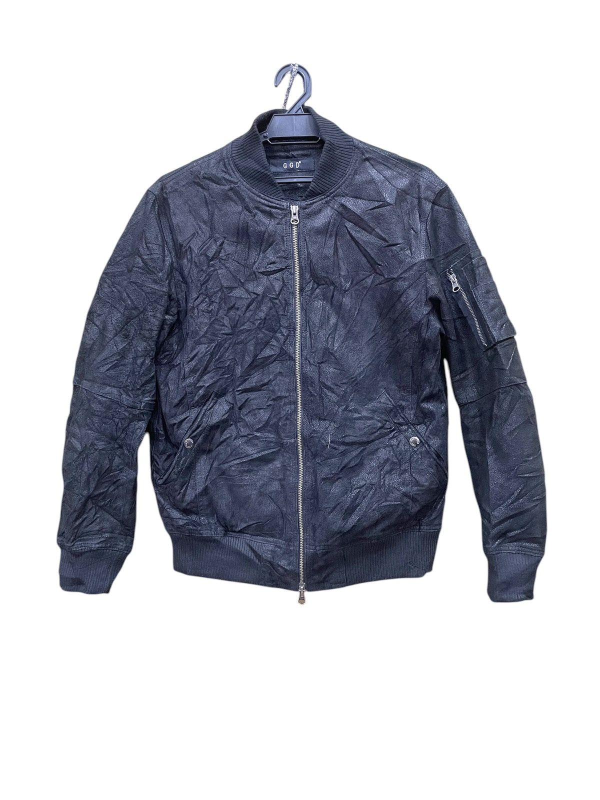 Designer × Japanese Brand GGD Tokyo x Bomber Leather Jacket RARE‼️ Size US L / EU 52-54 / 3 - 1 Thumbnail
