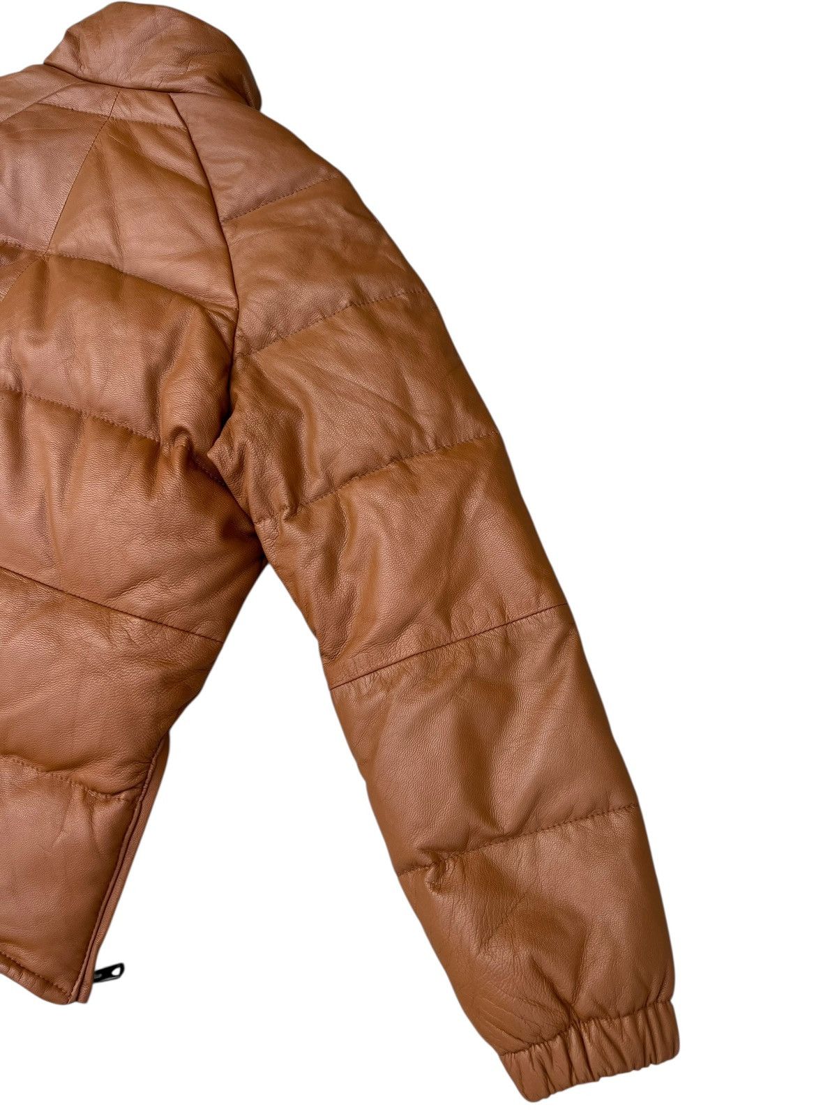 JACKROSE Jackrose Goatskin Leather Down Feather Puffer Jacket Size US M / EU 48-50 / 2 - 24 Thumbnail