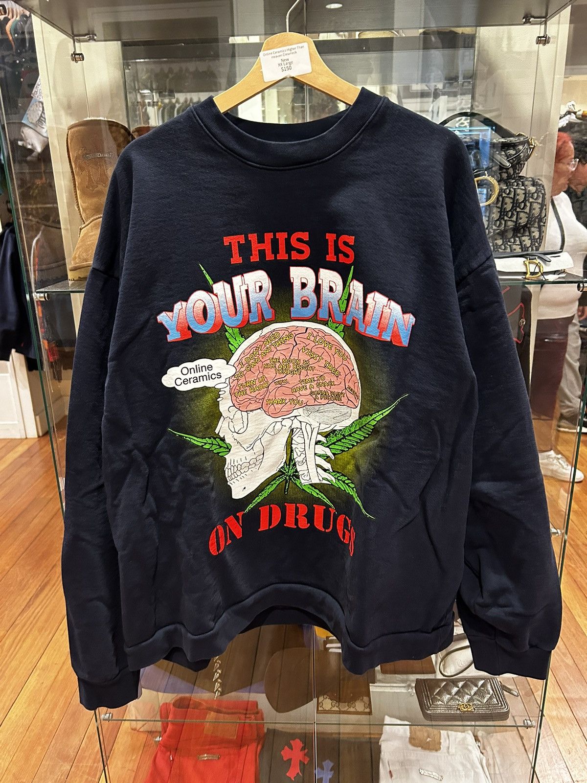 Online Ceramics Online Ceramics Higher Than Heaven Crewneck Size US XXL / EU 58 / 5 - 1 Thumbnail