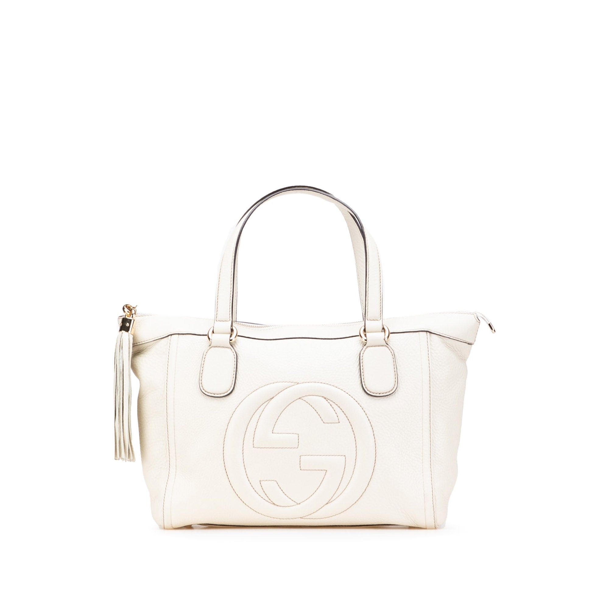 Small Leather Soho Working Tote