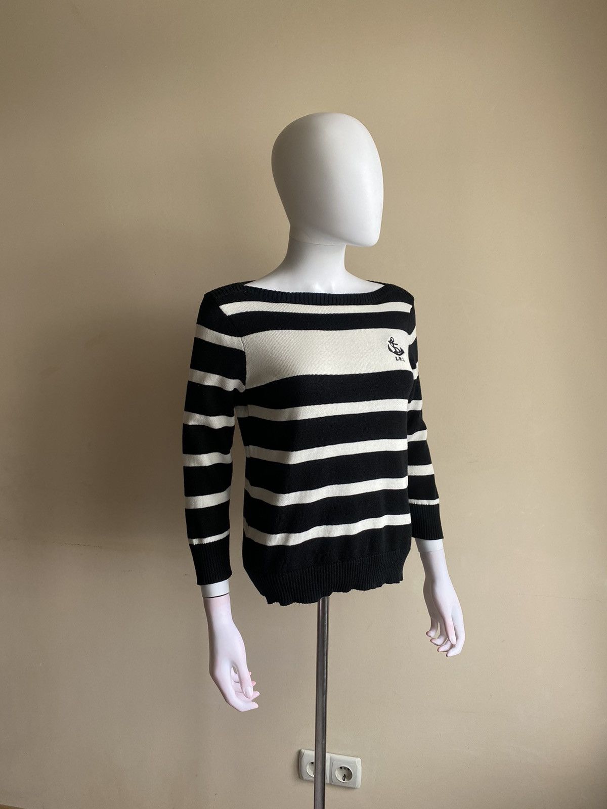 Polo Ralph Lauren Ralph Lauren Black Label Striped Boatneck Sweater Size S Size S / US 4 / IT 40 - 2 Thumbnail