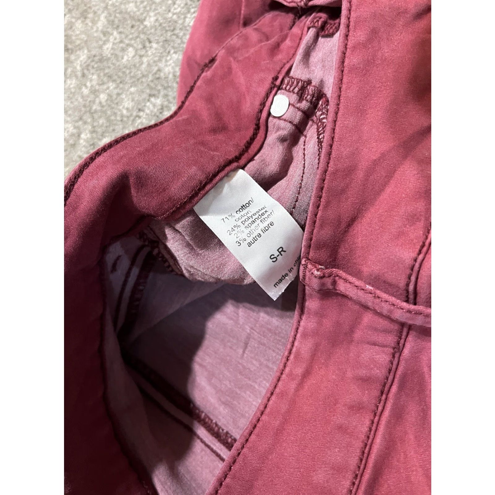Vintage VINTAGE Maurices Women Jeans Jegging Low Rise Dark Red Size S Stretch Skinny Women Size 28" / US 6 / IT 42 - 5 Thumbnail