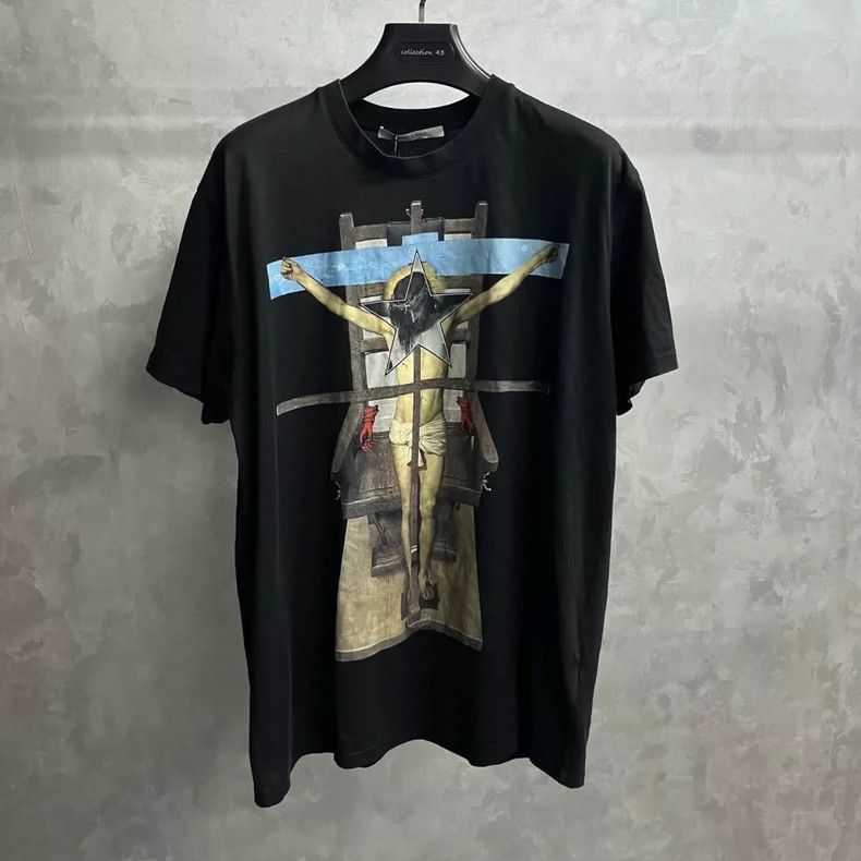 Givenchy Givenchy Classic black round-neck short-sleeved T-shirt wi Size US M / EU 48-50 / 2 - 1 Thumbnail