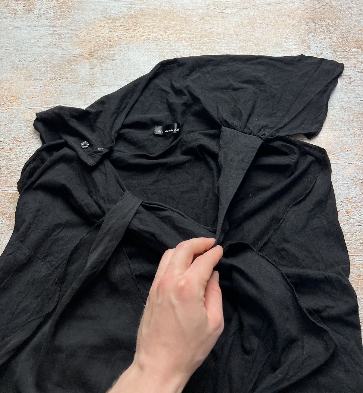 Japanese Brand × Yohji Yamamoto Vintage Japanese abstract tank top blouse Size S / US 4 / IT 40 - 5 Thumbnail