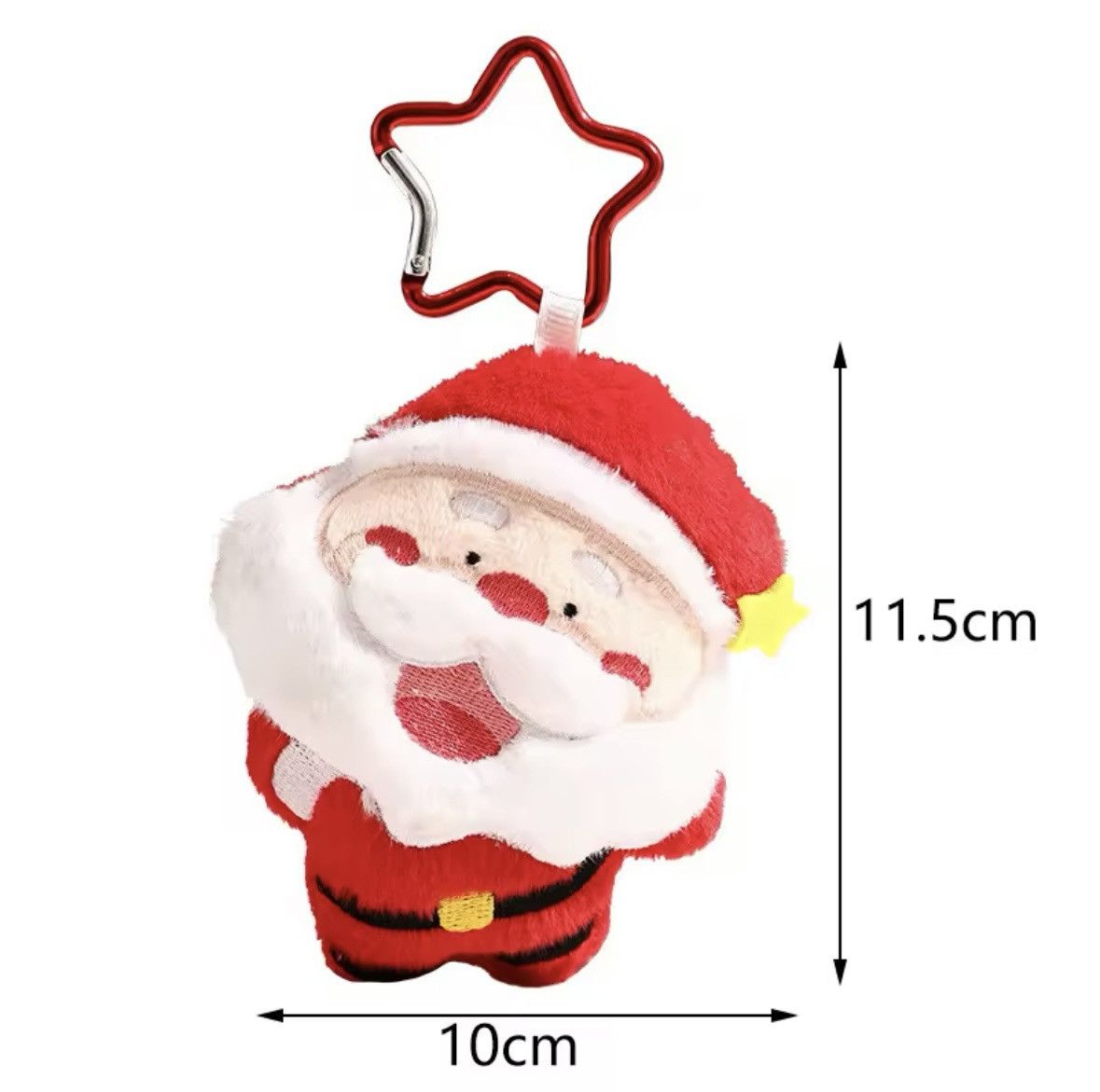 Designer Santa claus chrismas tree keyring pendant Size ONE SIZE - 5 Thumbnail
