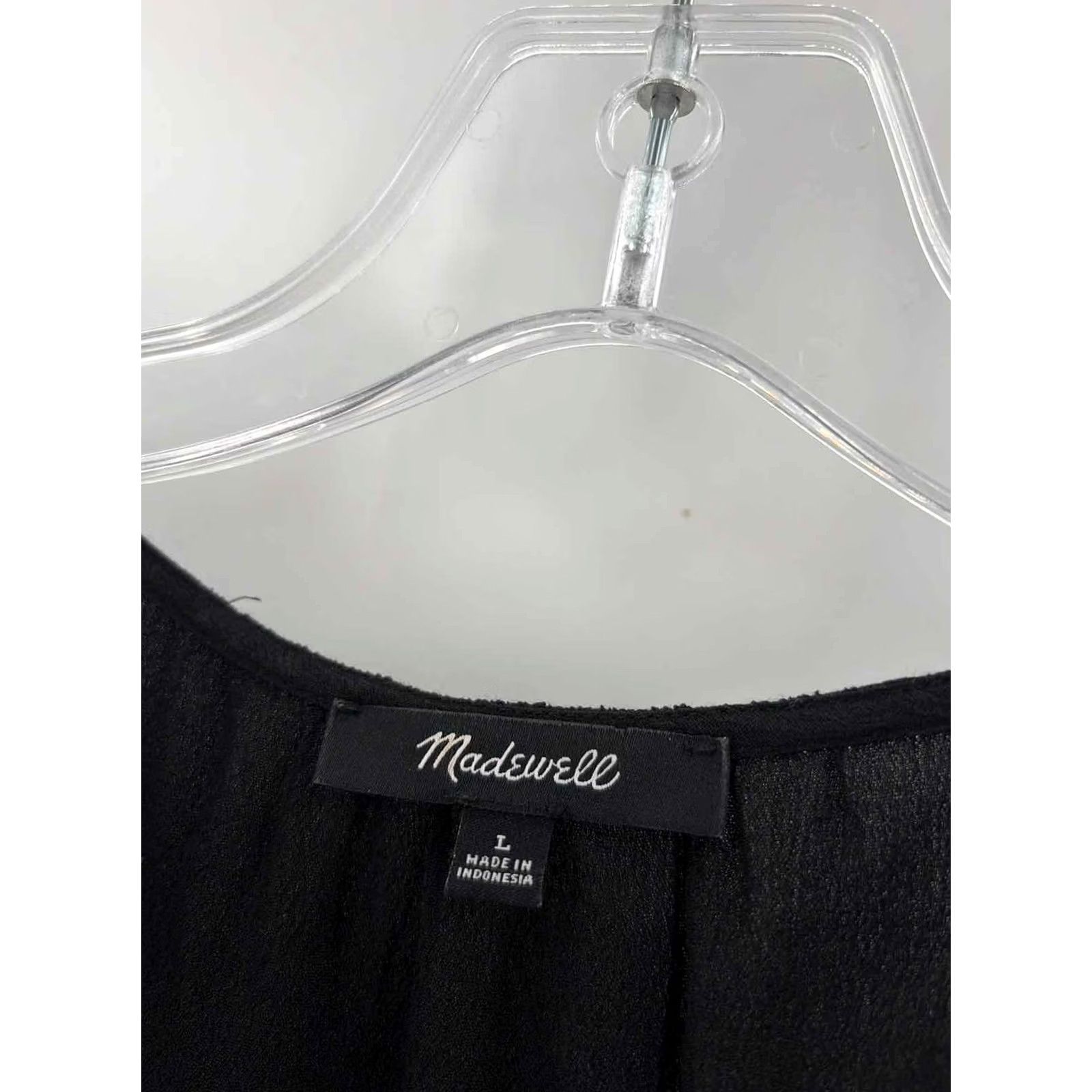Madewell Madewell Blouse Black Large Size L / US 10 / IT 46 - 2 Thumbnail